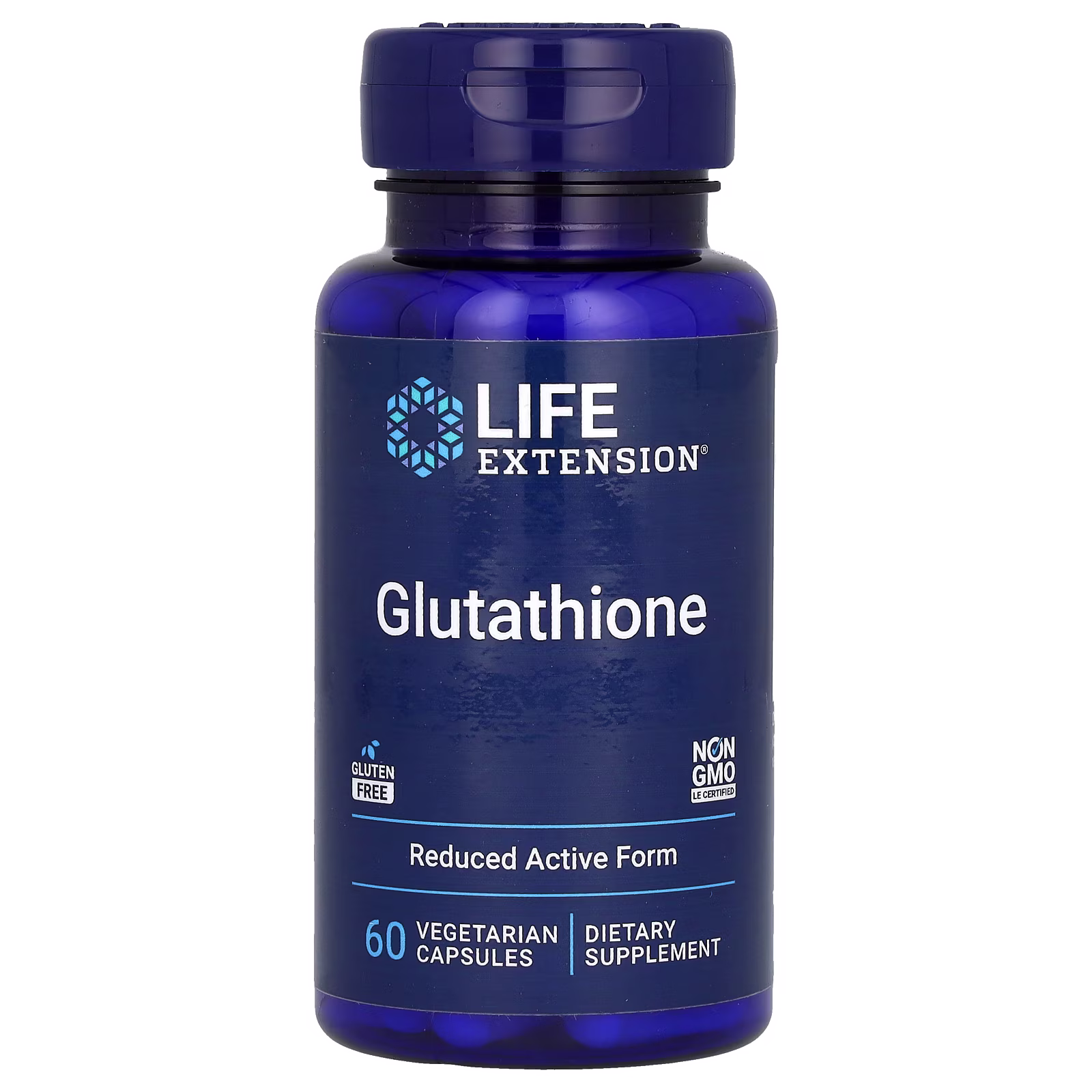 Glutathione L-Glutatión Reducido Opitac 500 mg — 60 cápsulas — Life Extension