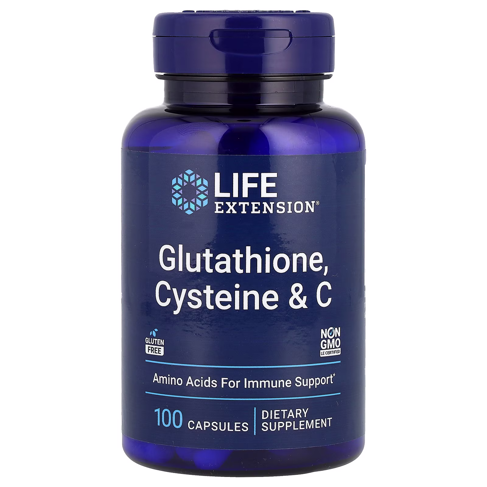 Glutatión Setria® + L-Cisteína + Vitamina C, 100 cápsulas, Life Extension