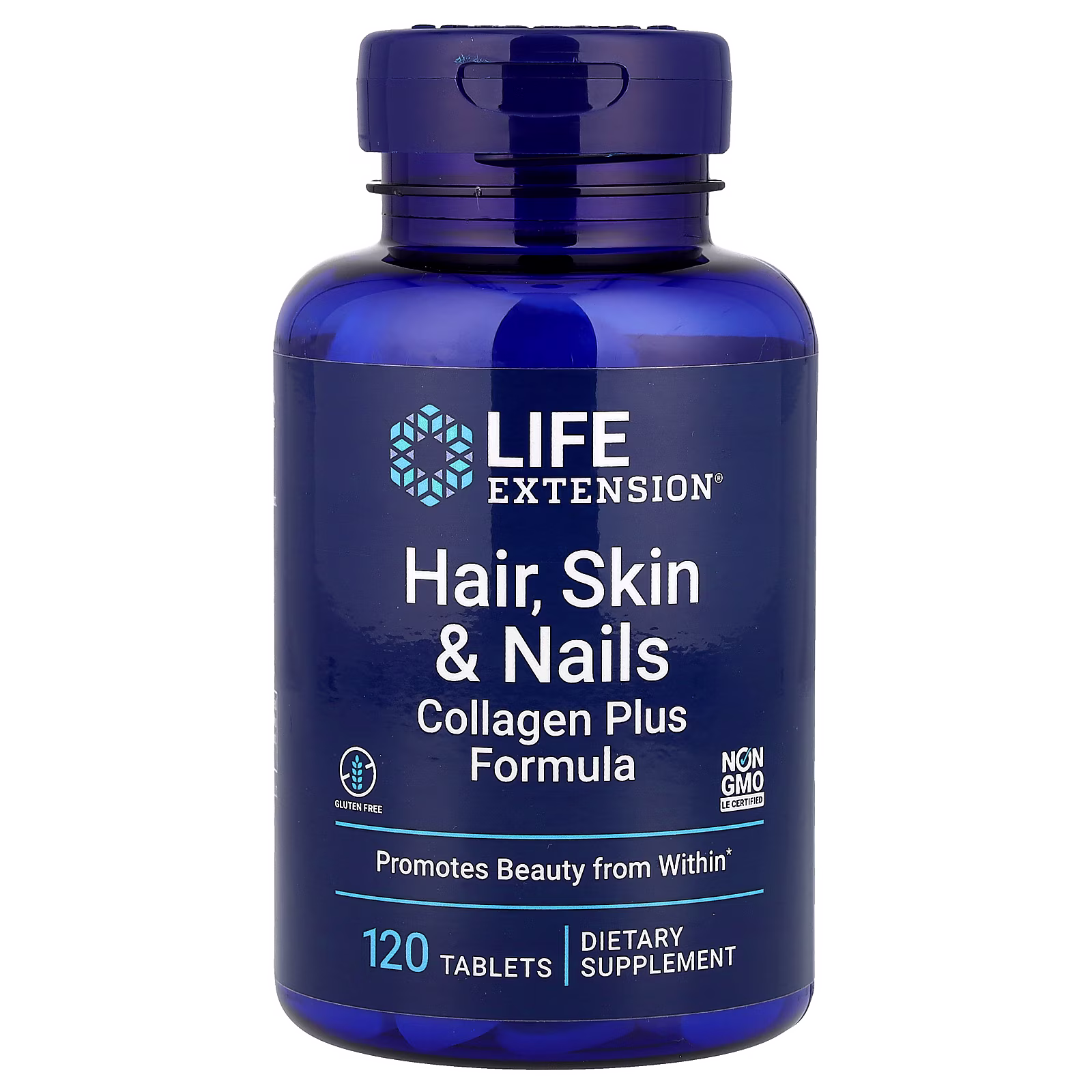 Cabello, Piel y Uñas, Fórmula con Colágeno Plus, 120 tabletas, Life Extension