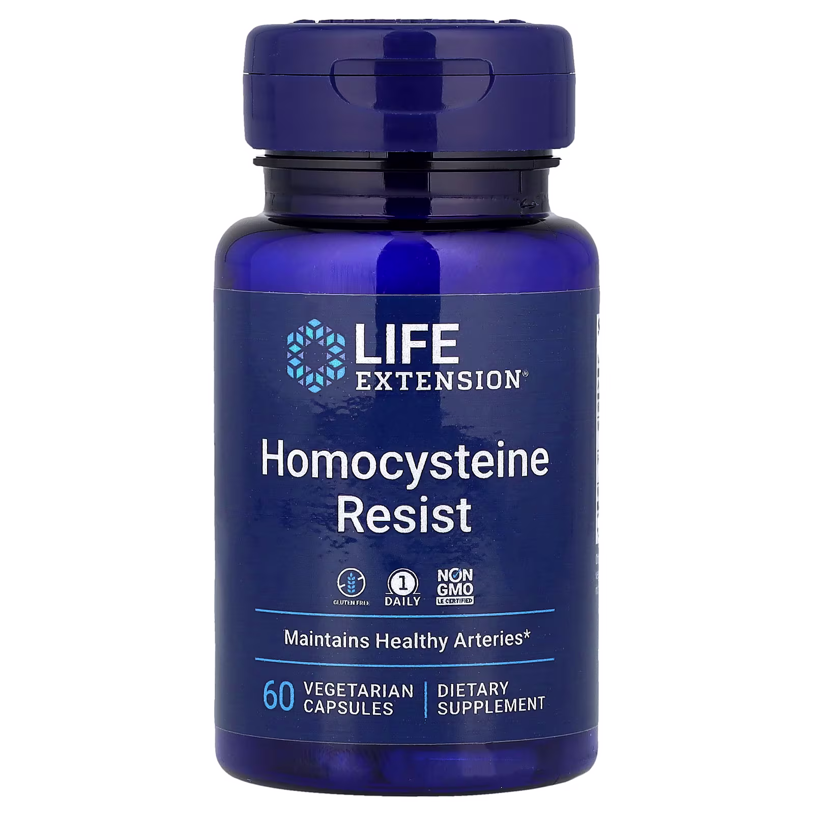 Homocysteine Resist Suplemento para Niveles Saludables de Homocisteína, 60 cápsulas vegetales, Life Extension