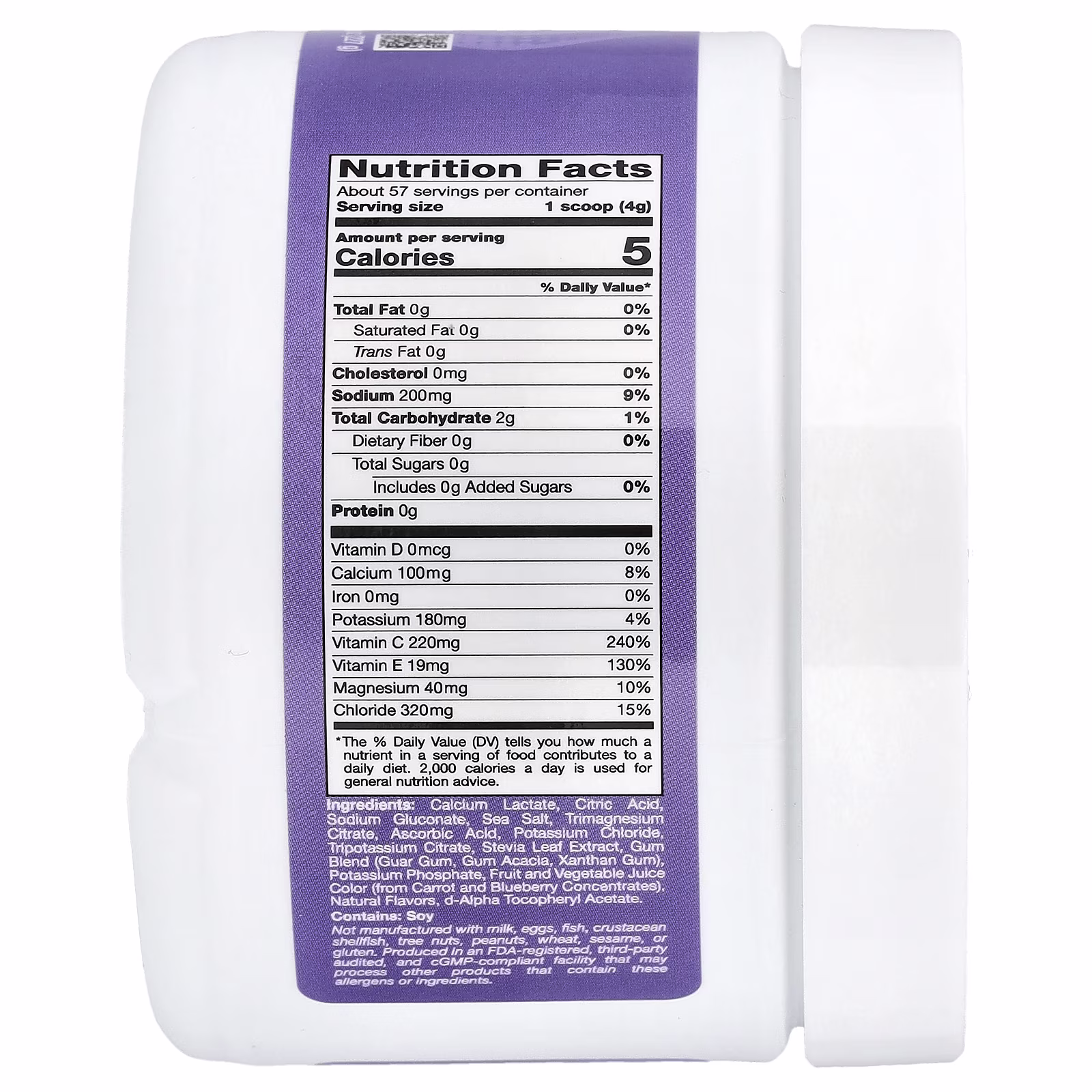 HydrationUP®, Mezcla para preparar bebidas con electrolitos y calcio, potasio, vitamina C y vitamina E, Cítricos, 227 g (8 oz), California Gold Nutrition
