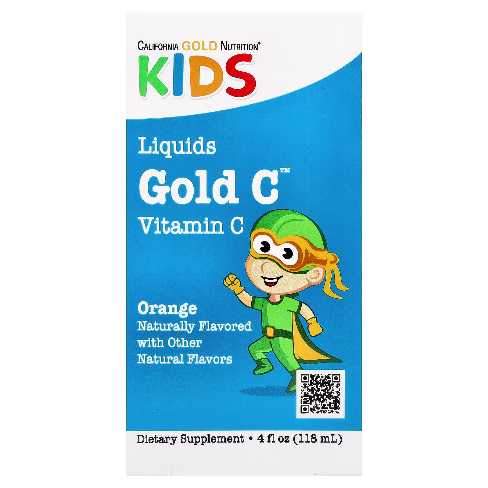 Kids Gold C™, Sabor a naranja, 118 ml (4 oz. líq.), California Gold Nutrition