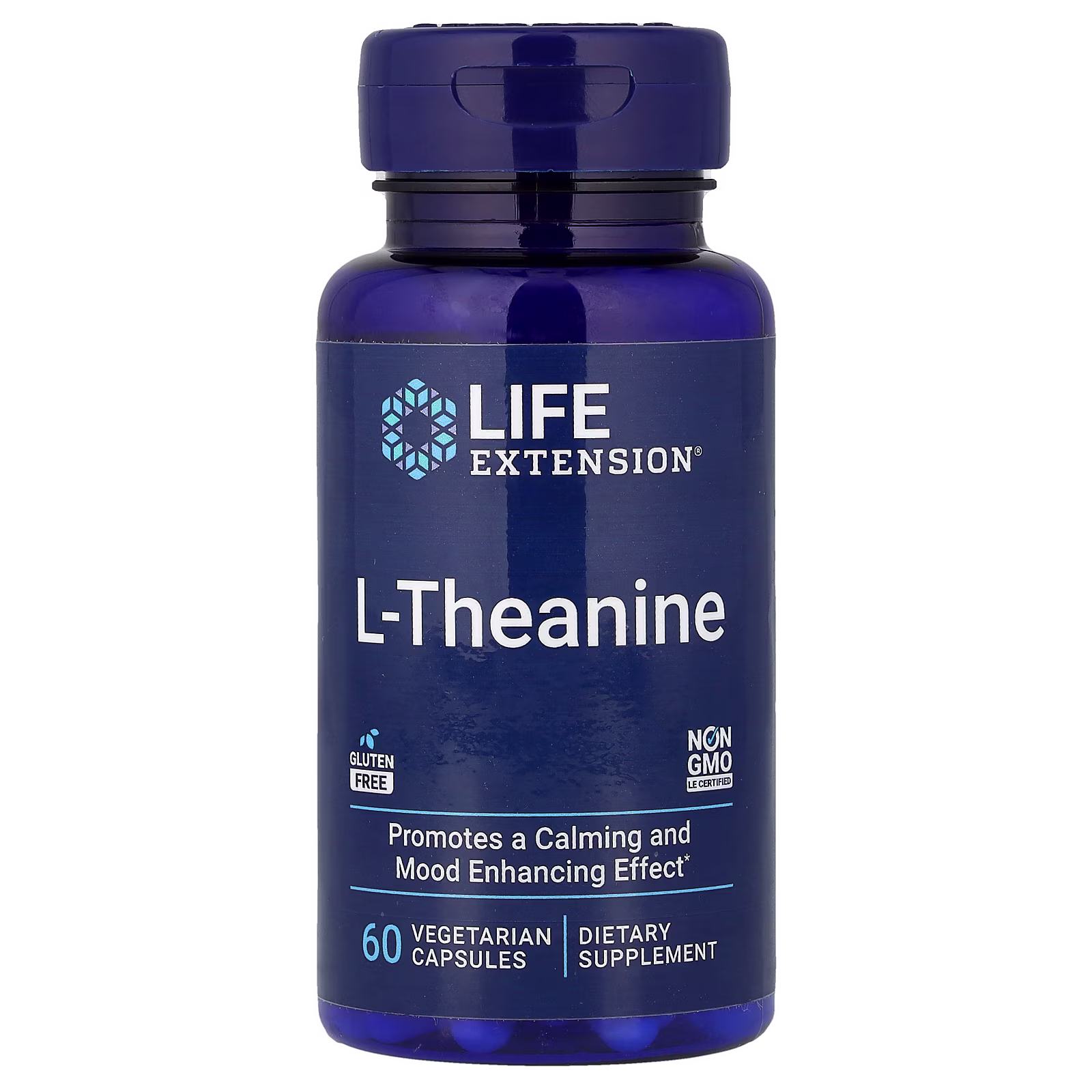 L-Teanina, 100 mg, 60 cápsulas vegetales, Life Extension