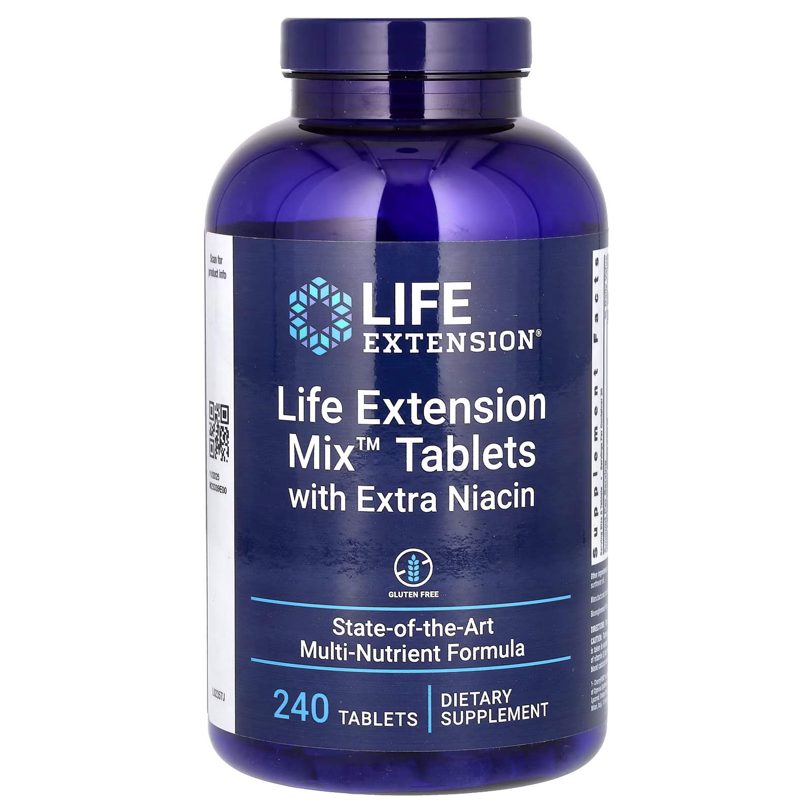 Life Extension Mix Tablets con Niacina Extra (sin cobre ni hierro), 240 tabletas - Life Extension
