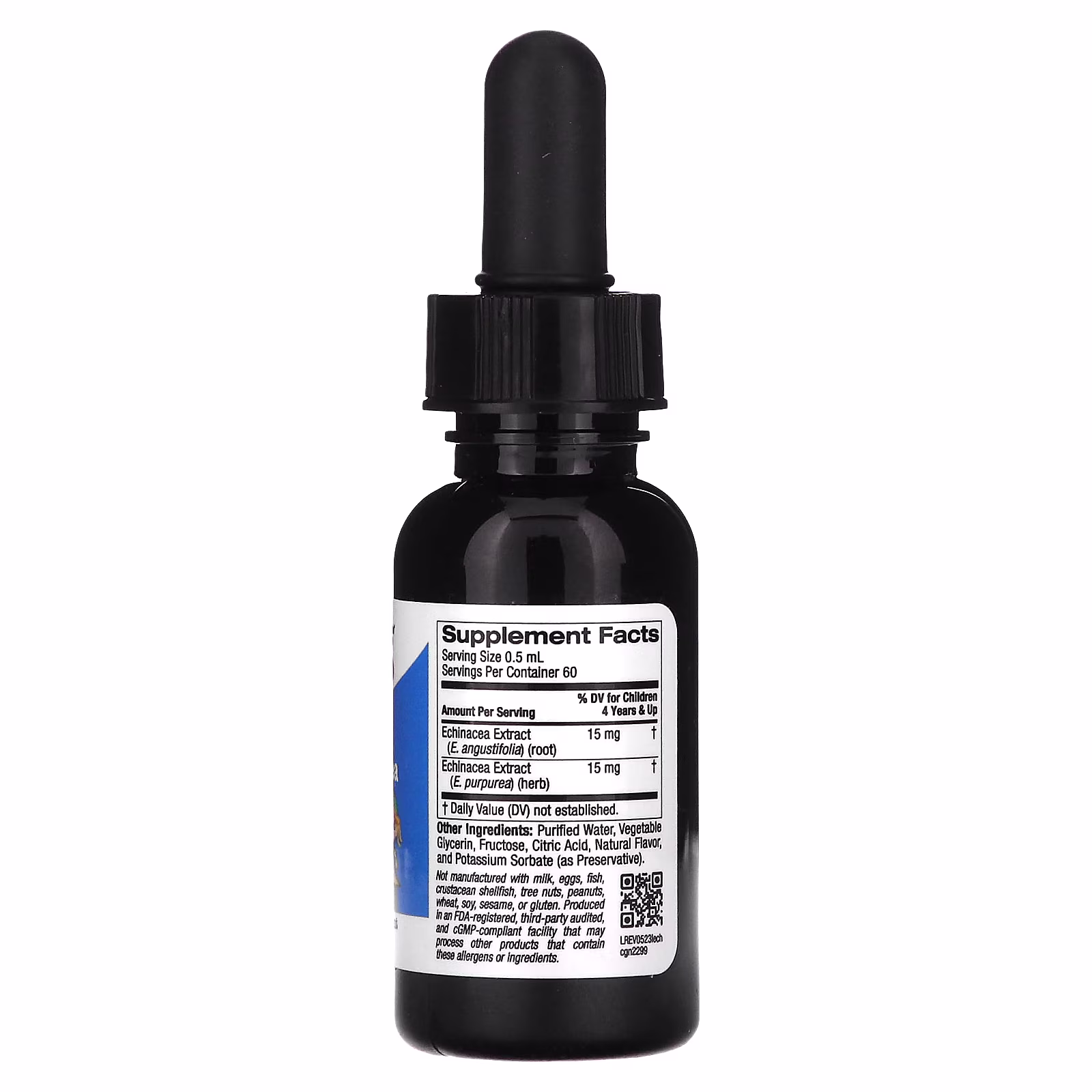Echinacea líquida para niños, Sin alcohol, Naranja natural, 30 ml (1 oz líquida), California Gold Nutrition