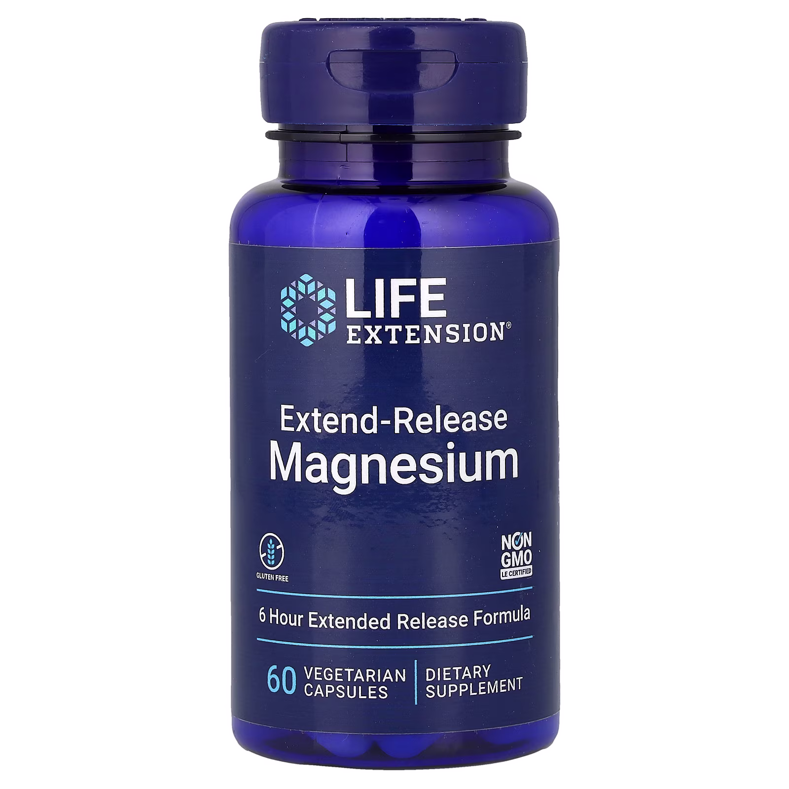 Magnesio de Liberación Prolongada ZumXR, 250 mg, 60 cápsulas vegetales, Life Extension