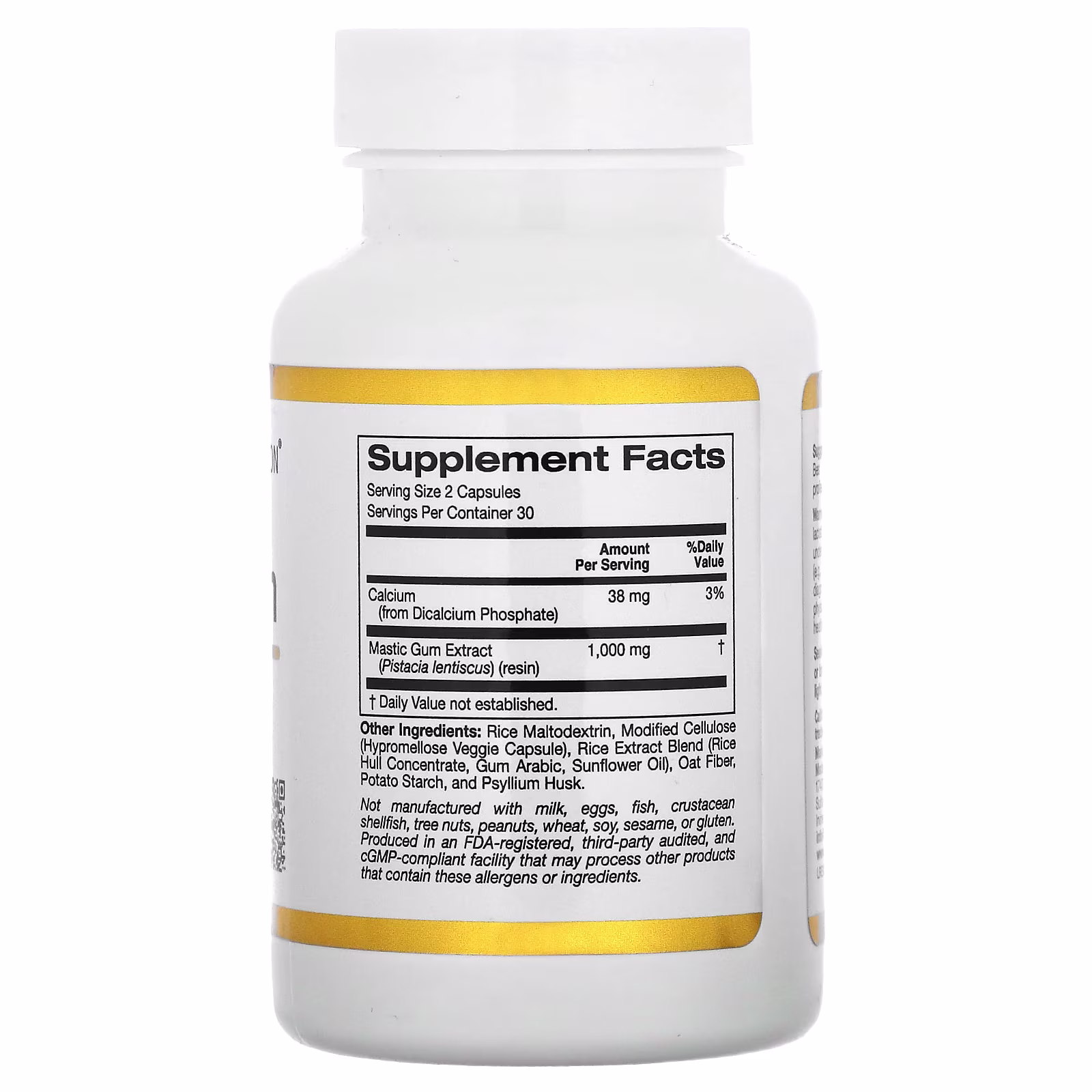 Almáciga, 500 mg, 60 cápsulas vegetales, California Gold Nutrition