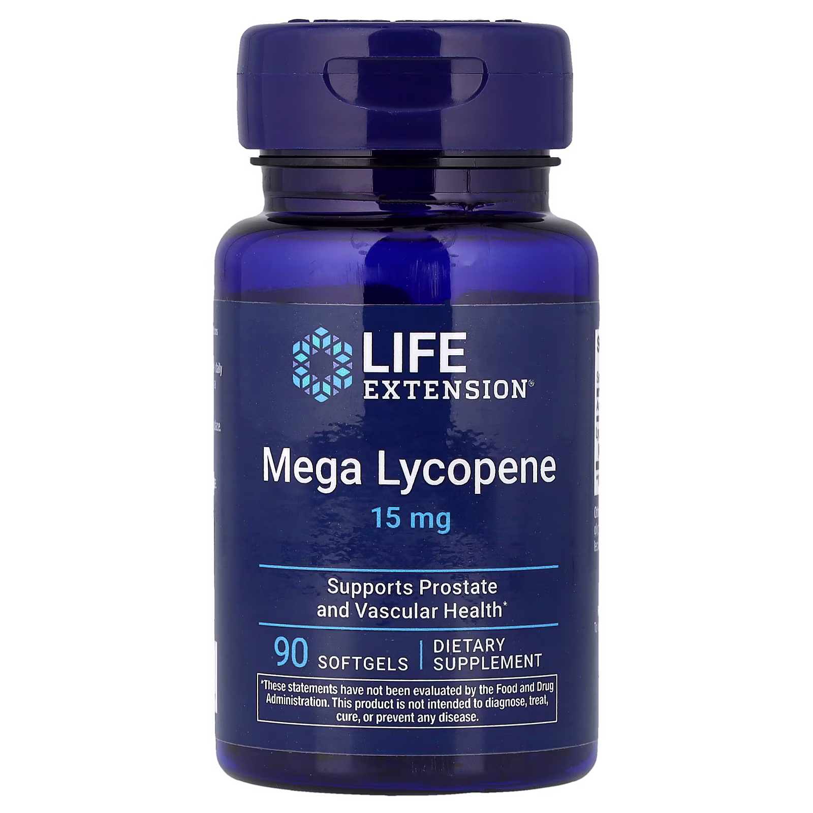 Mega Licopeno de Tomate, 15 mg, 90 cápsulas blandas, Life Extension