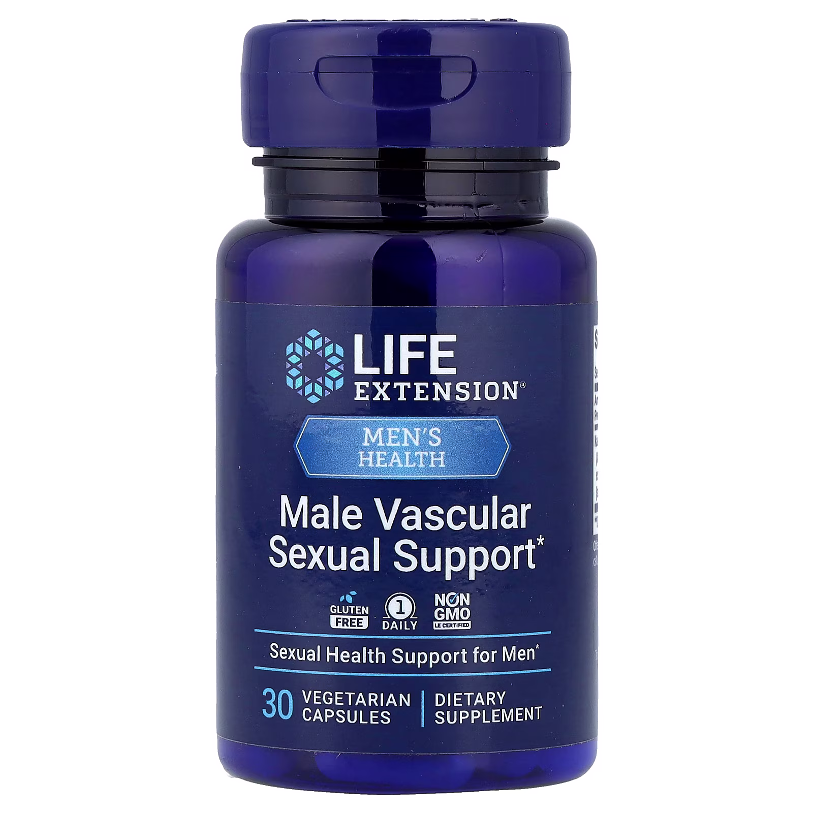 Men's Health Refuerzo Vascular y Sexual Masculino, 30 cápsulas vegetales, Life Extension