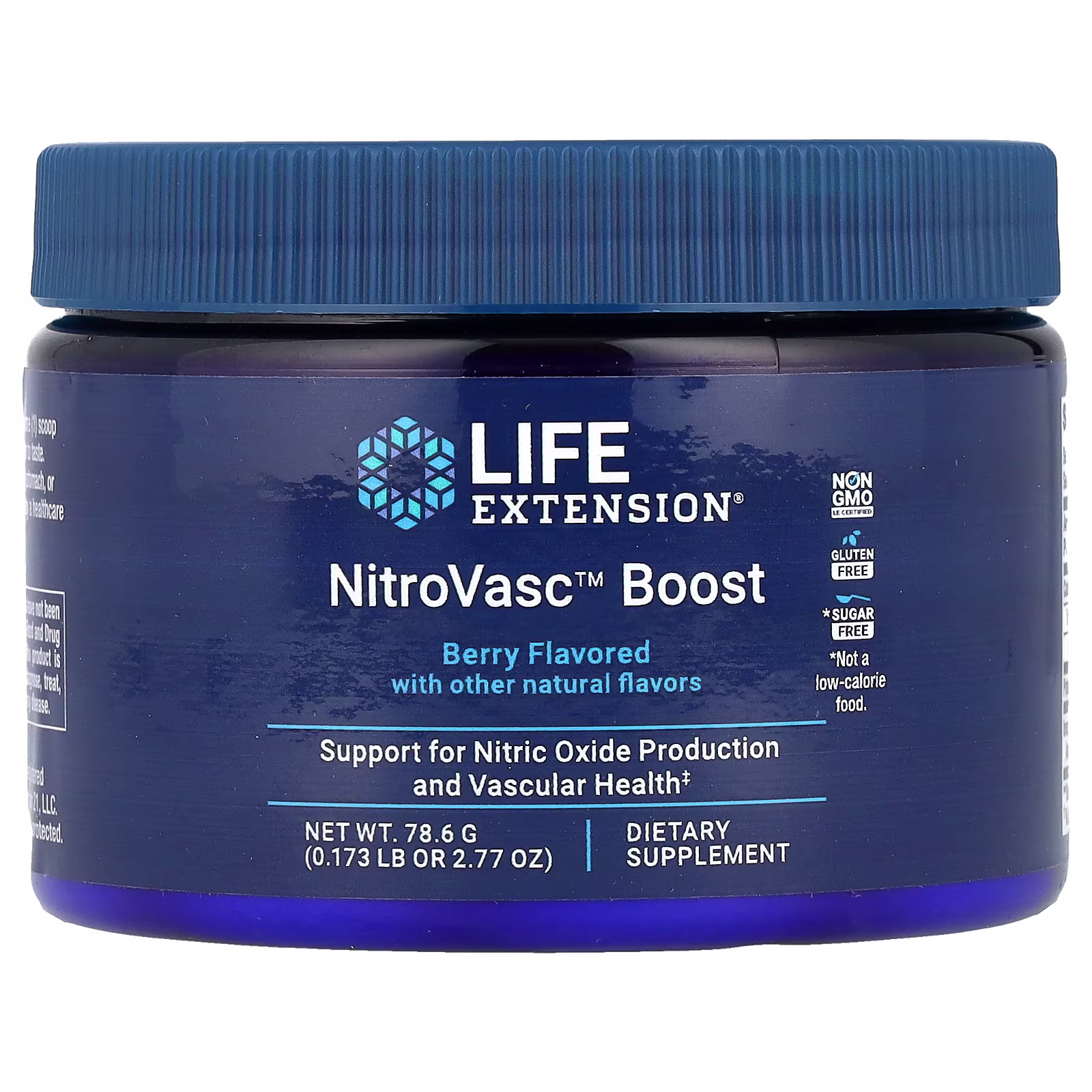 NitroVasc Boost Sabor Bayas 78,6 g (2,77 oz) - Life Extension