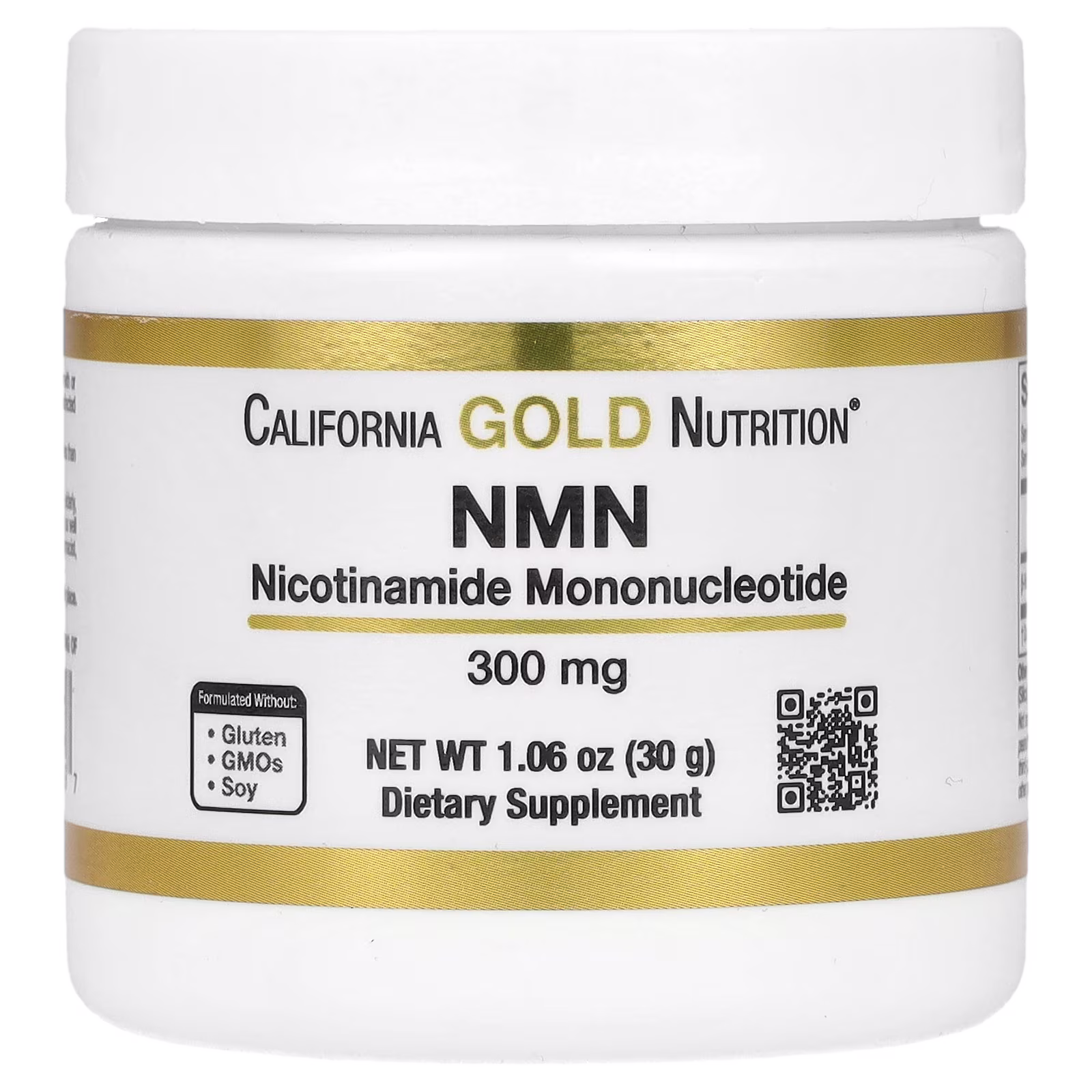 NMN en polvo, 30 g (1,06 oz), California Gold Nutrition