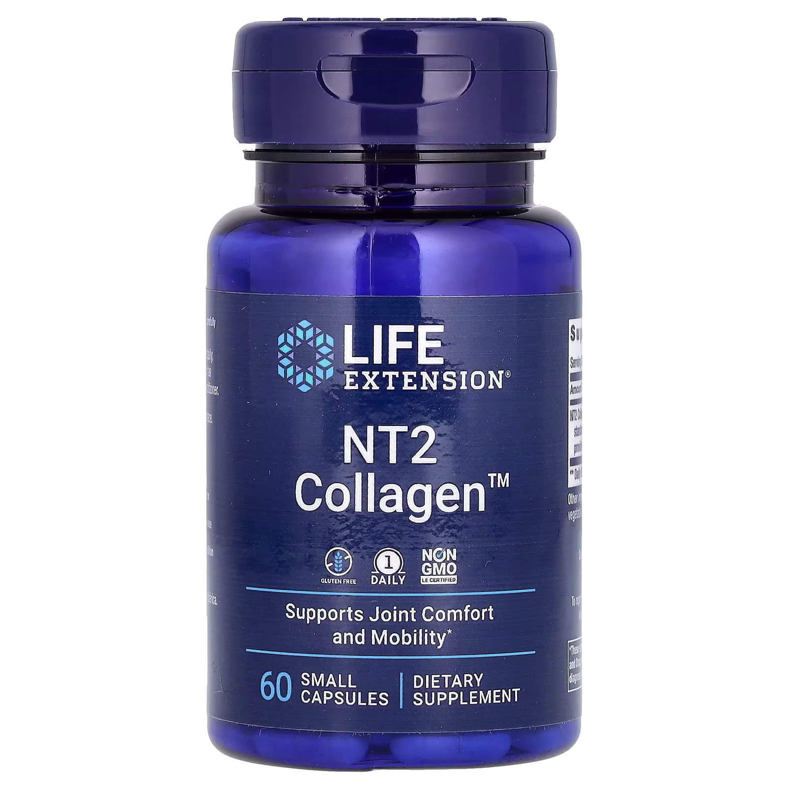 NT2 Collagen tipo II no desnaturalizado — 60 cápsulas — Life Extension