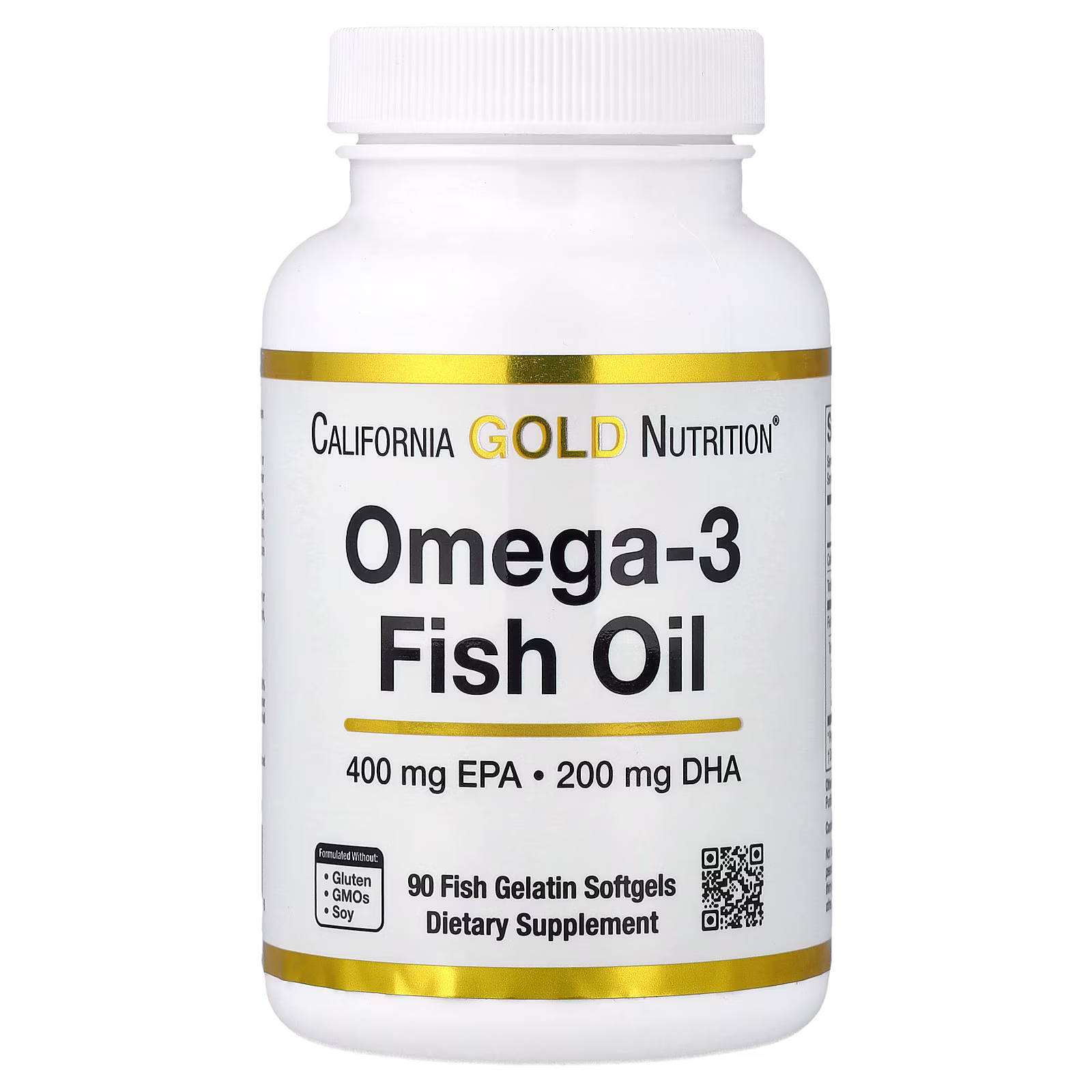 Aceite de pescado con omega-3, Triglicéridos Vivomega, 1000 mg, 90 cápsulas blandas de gelatina de pescado, California Gold Nutrition