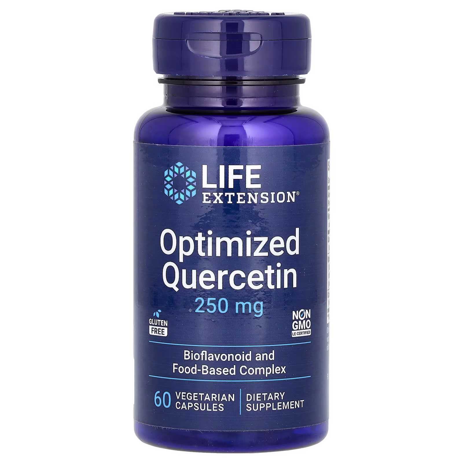 Quercetina Optimizada, 250 mg, 60 cápsulas vegetales, Life Extension