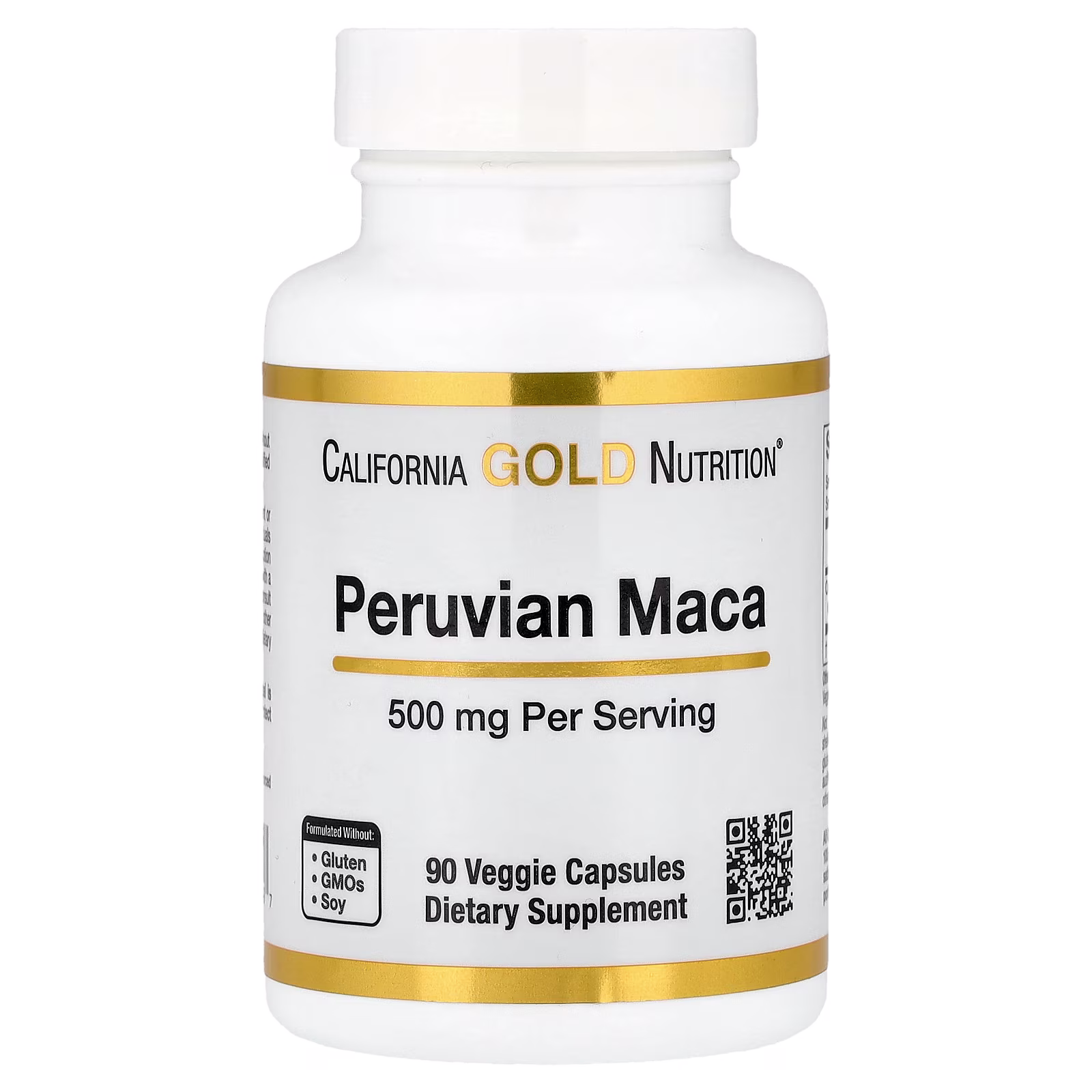 Peruvian Maca, 500 mg, 90 cápsulas vegetales, California Gold Nutrition