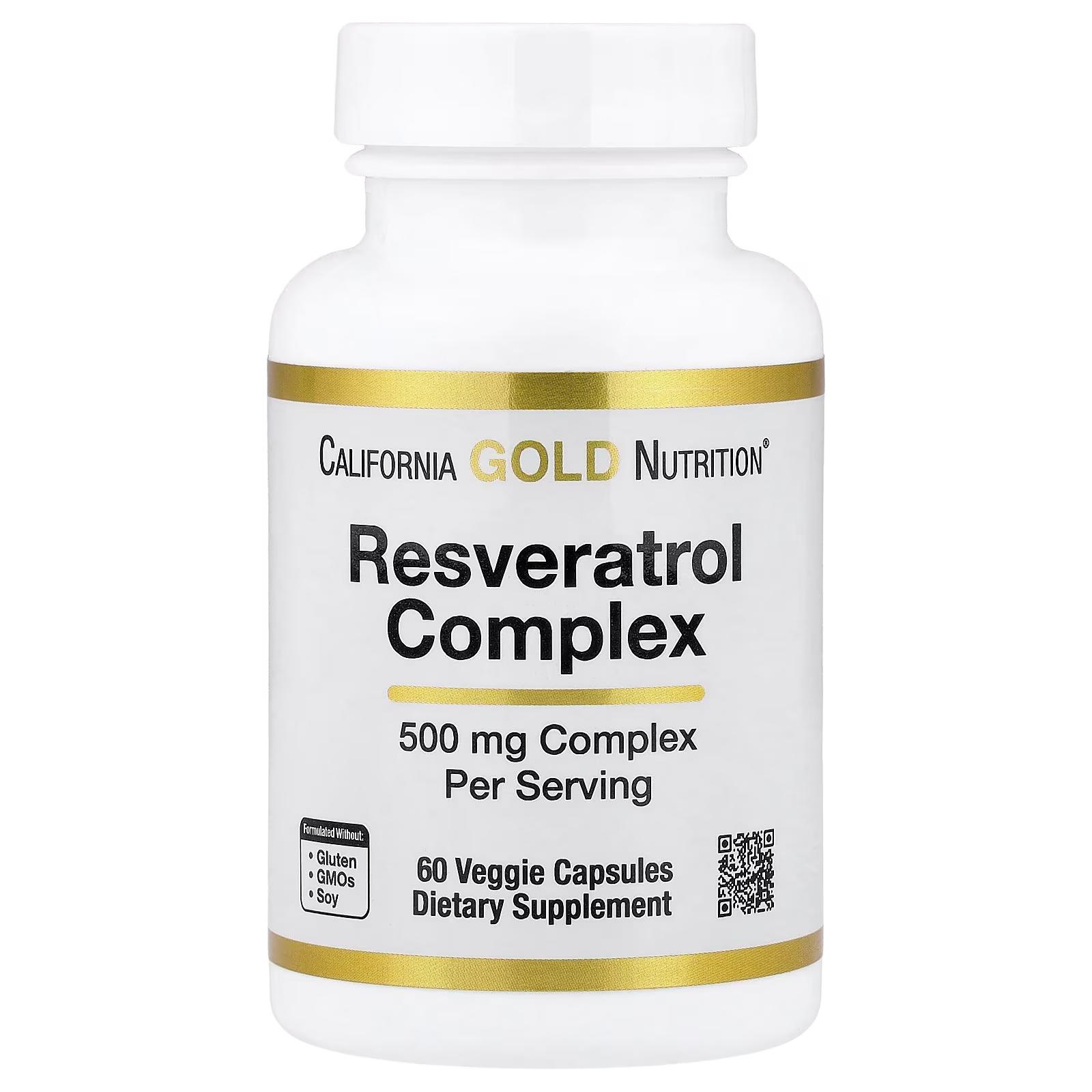 Resveratrol Complex with Grape Seed Extract, extracto de vino tinto y trans-resveratrol, 250 cápsulas vegetales, California Gold Nutrition