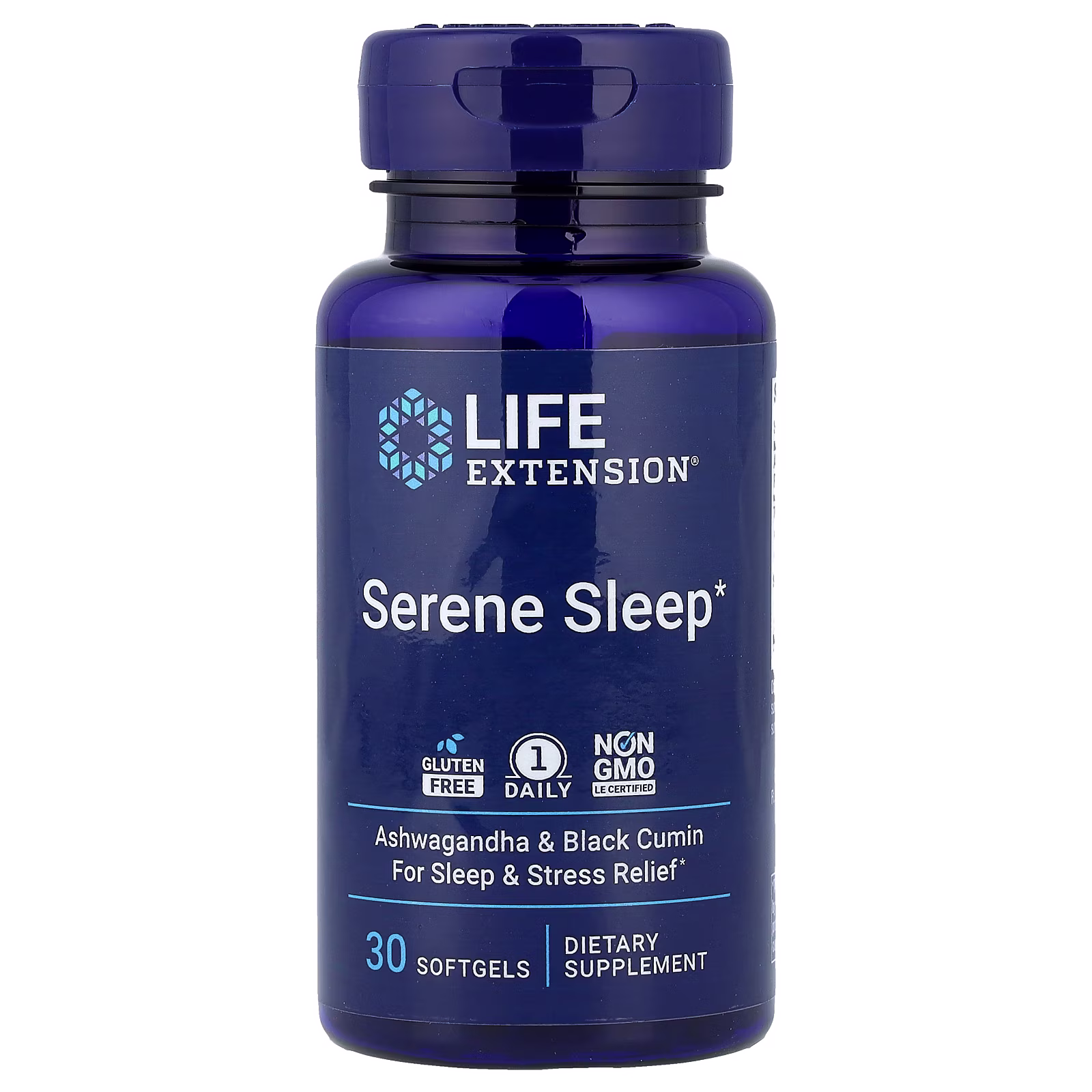 Serene Sleep con ThymoDream y Shoden, 30 cápsulas blandas - Life Extension