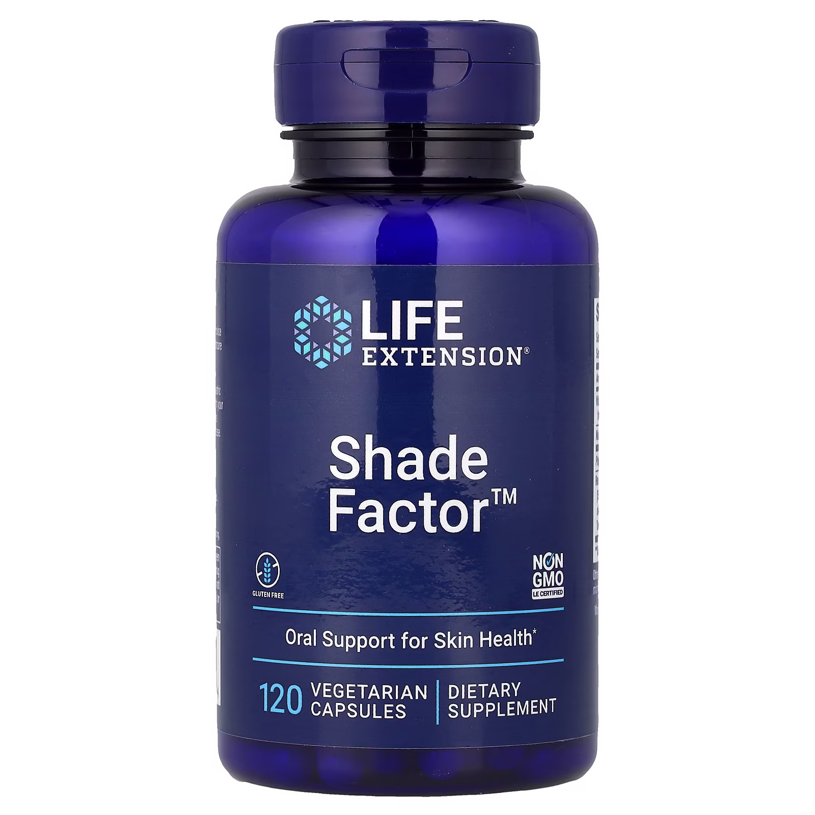Shade Factor con Polypodium leucotomos — 120 cápsulas vegetales — Life Extension
