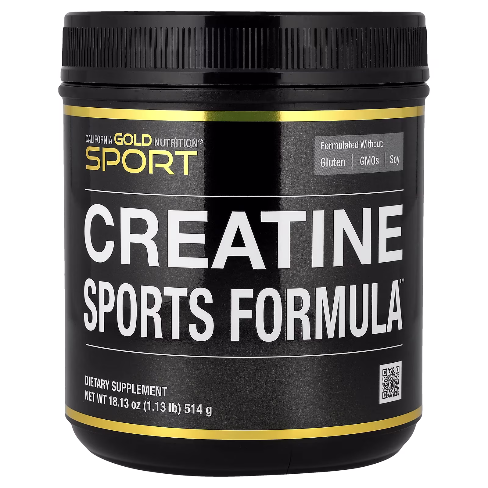 Sport, Creatine Sports Formula™, Suplemento de creatina con mezcla de aminoácidos, beta-alanina, zumo de remolacha y coco, 514 g (1,13 lb), California Gold Nutrition