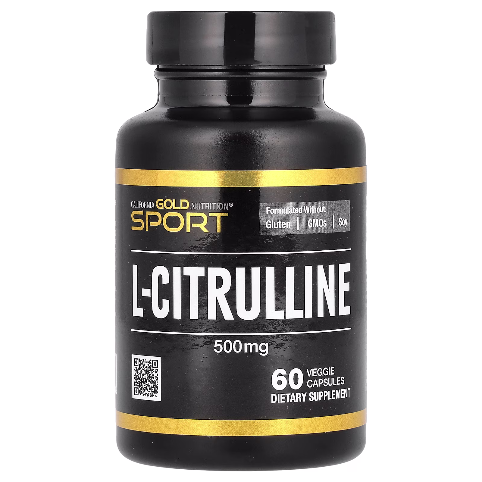 Sport, L-citrulina, Kyowa Hakko, 500 mg, 60 cápsulas vegetales, California Gold Nutrition