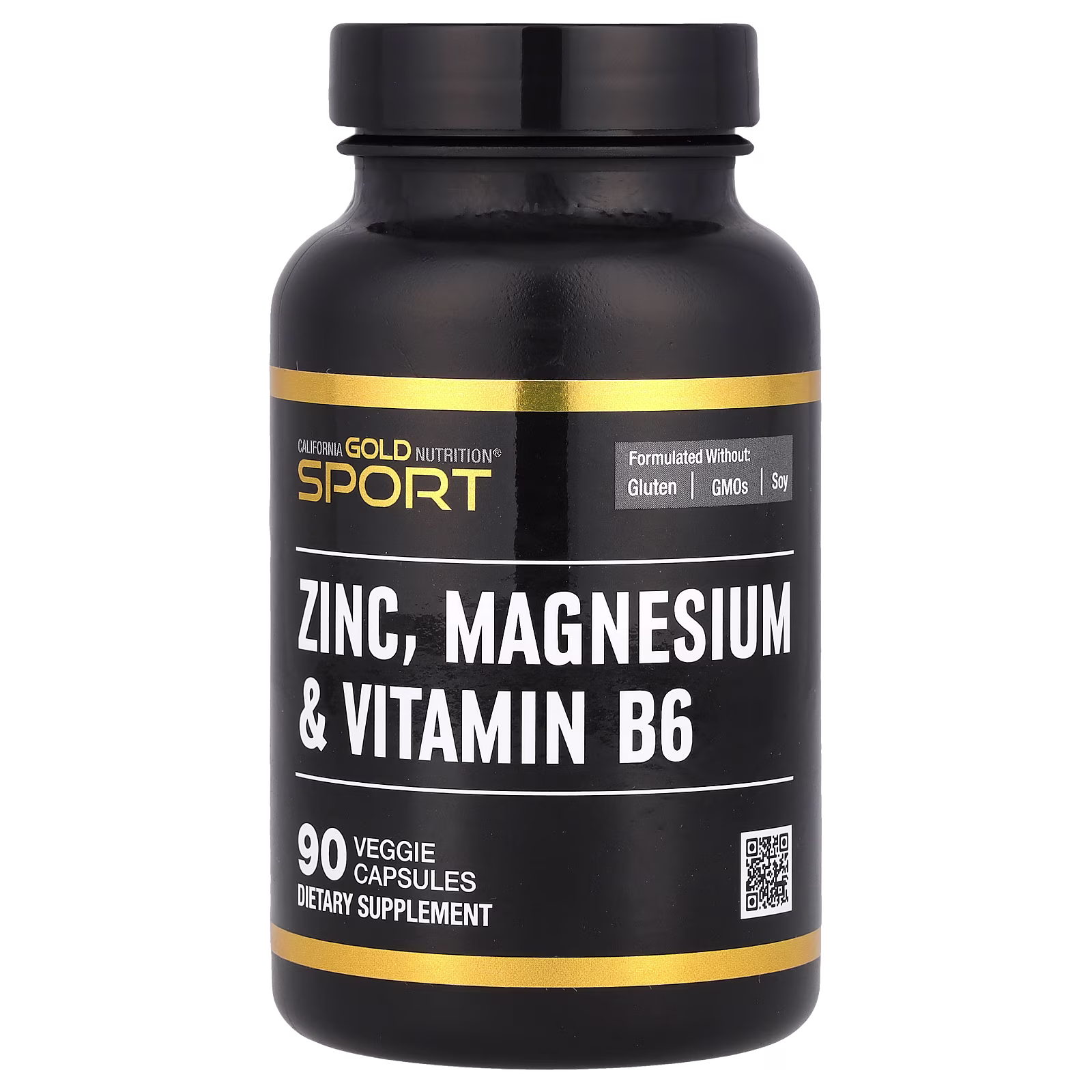 Sport, Zinc, magnesio y vitamina B6, 90 cápsulas vegetales, California Gold Nutrition