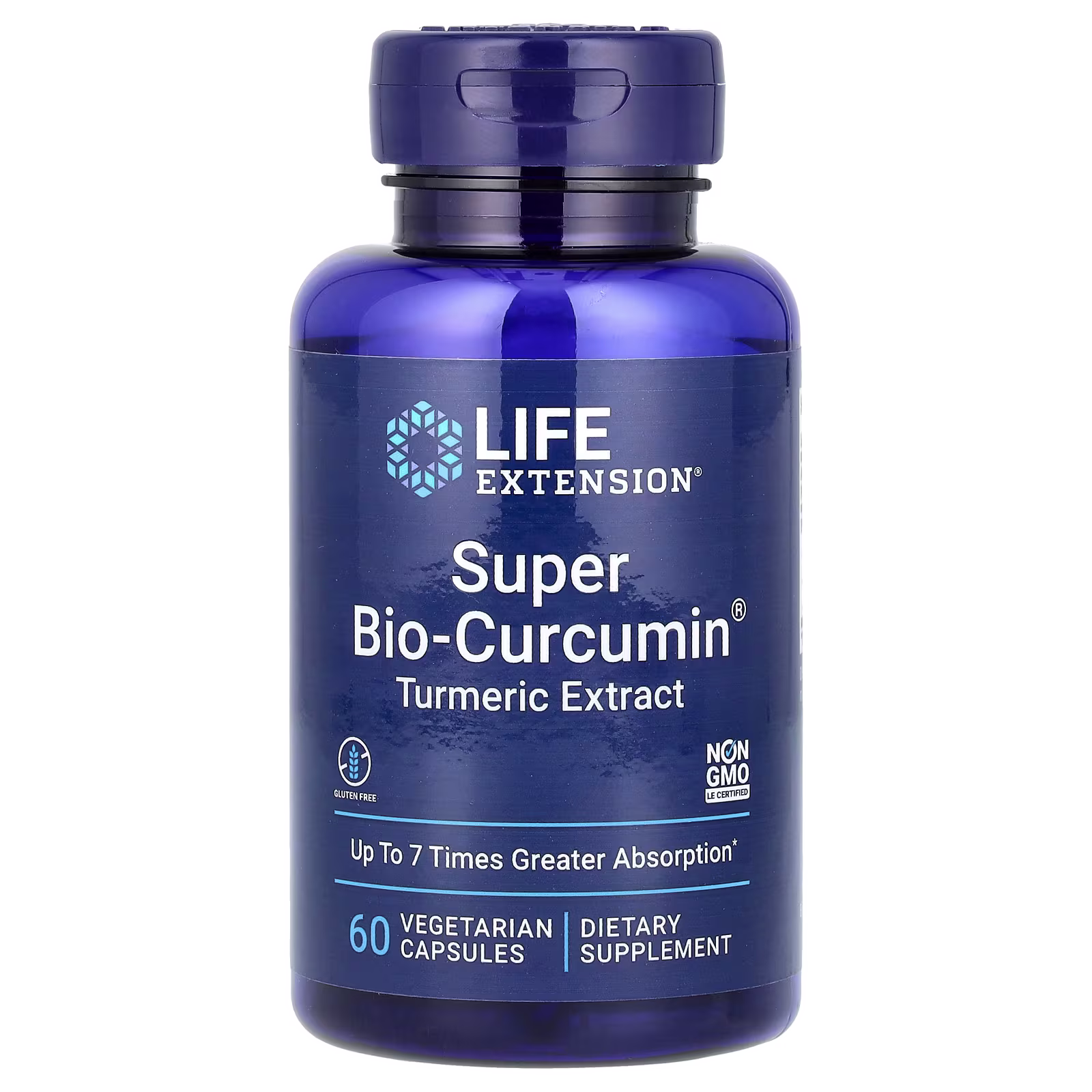 Super Bio-Curcumin BCM-95 Extracto de Cúrcuma, 60 cápsulas vegetales, Life Extension