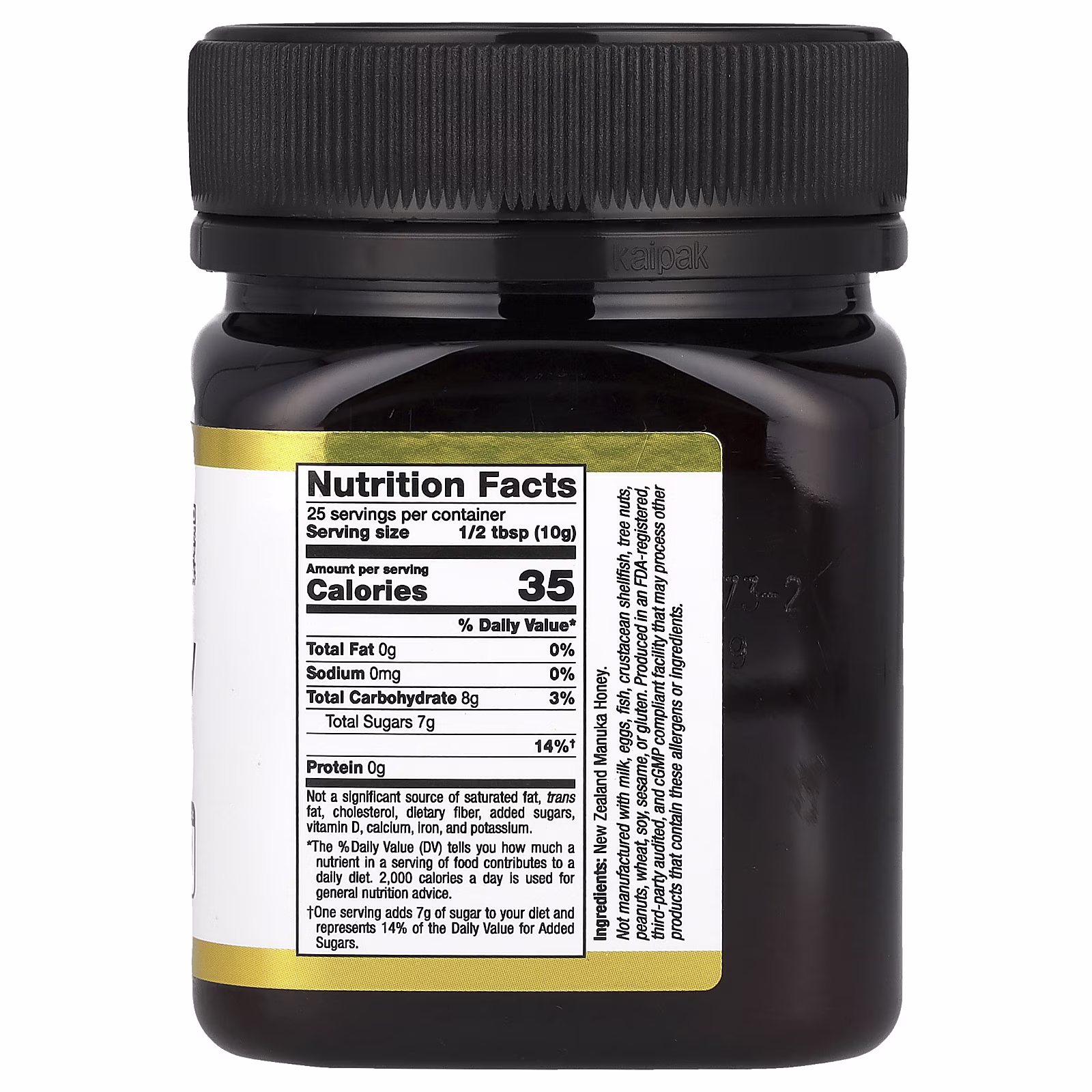 Superfoods, Miel de manuka monofloral, MGO +100, 250 g (8,8 oz), California Gold Nutrition