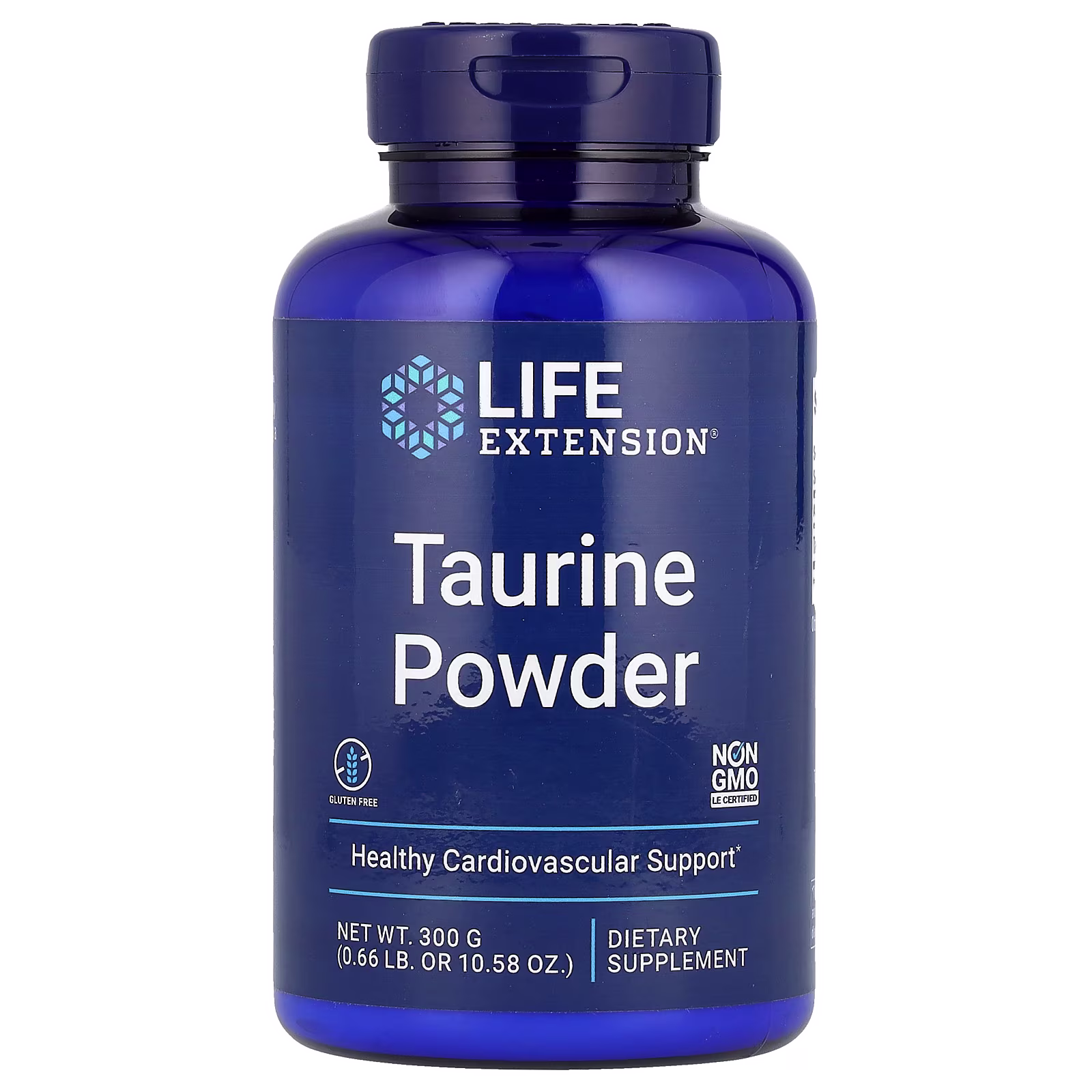 Taurina en Polvo, 300 g, Life Extension