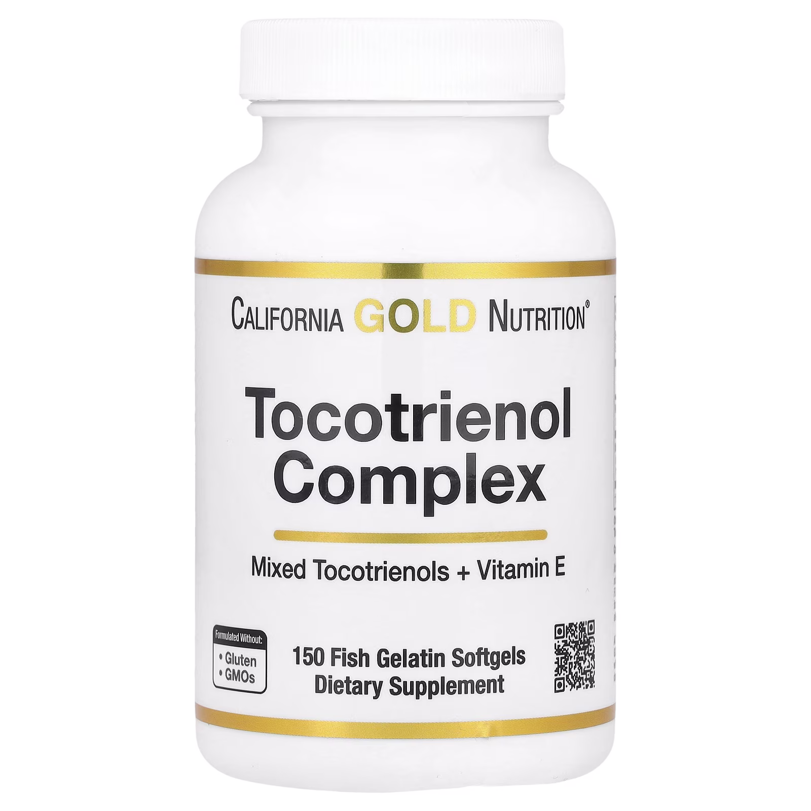 Complejo de tocotrienoles con vitamina E, 150 cápsulas blandas de gelatina de pescado, California Gold Nutrition