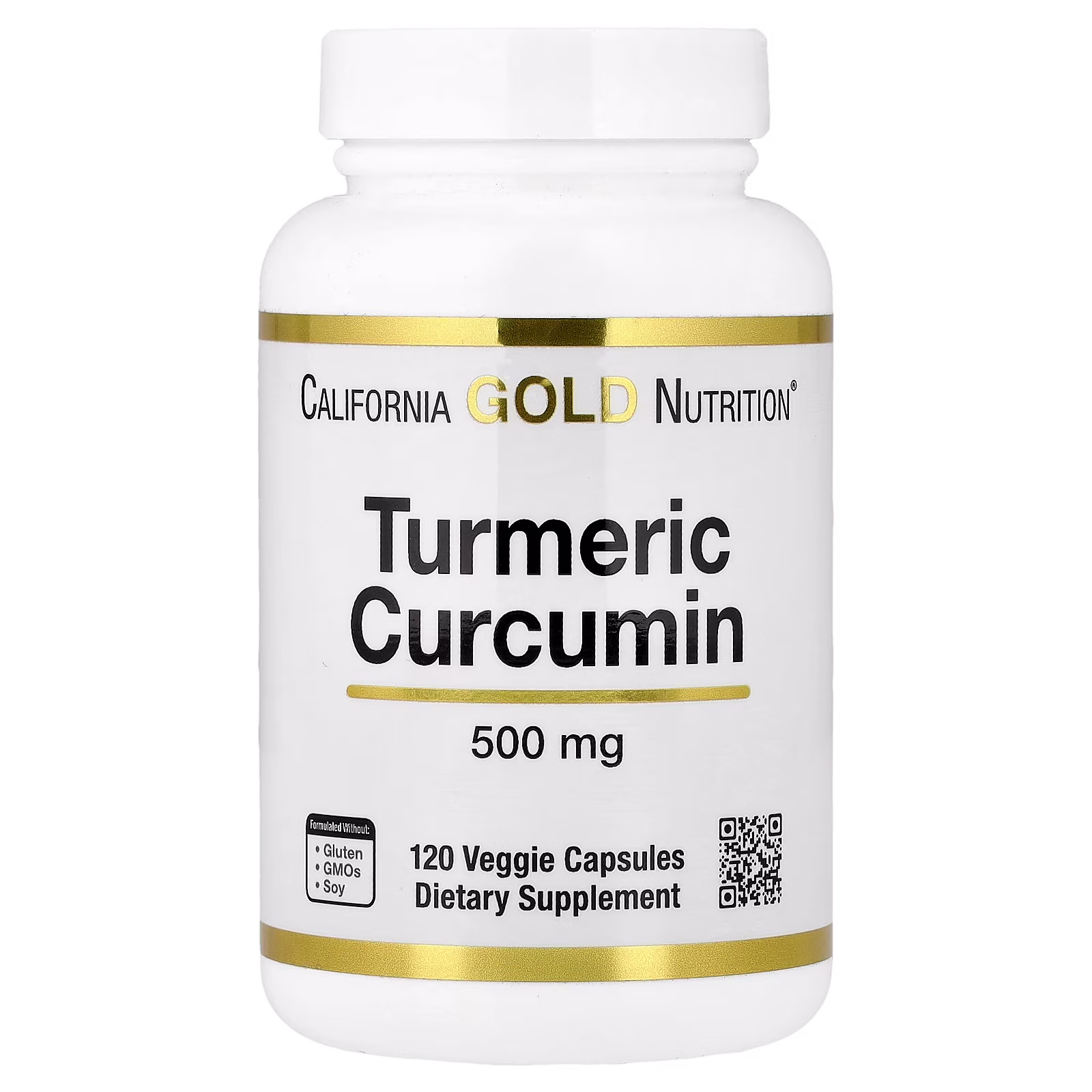 Curcumina de cúrcuma, 500 mg, 120 cápsulas vegetales, California Gold Nutrition