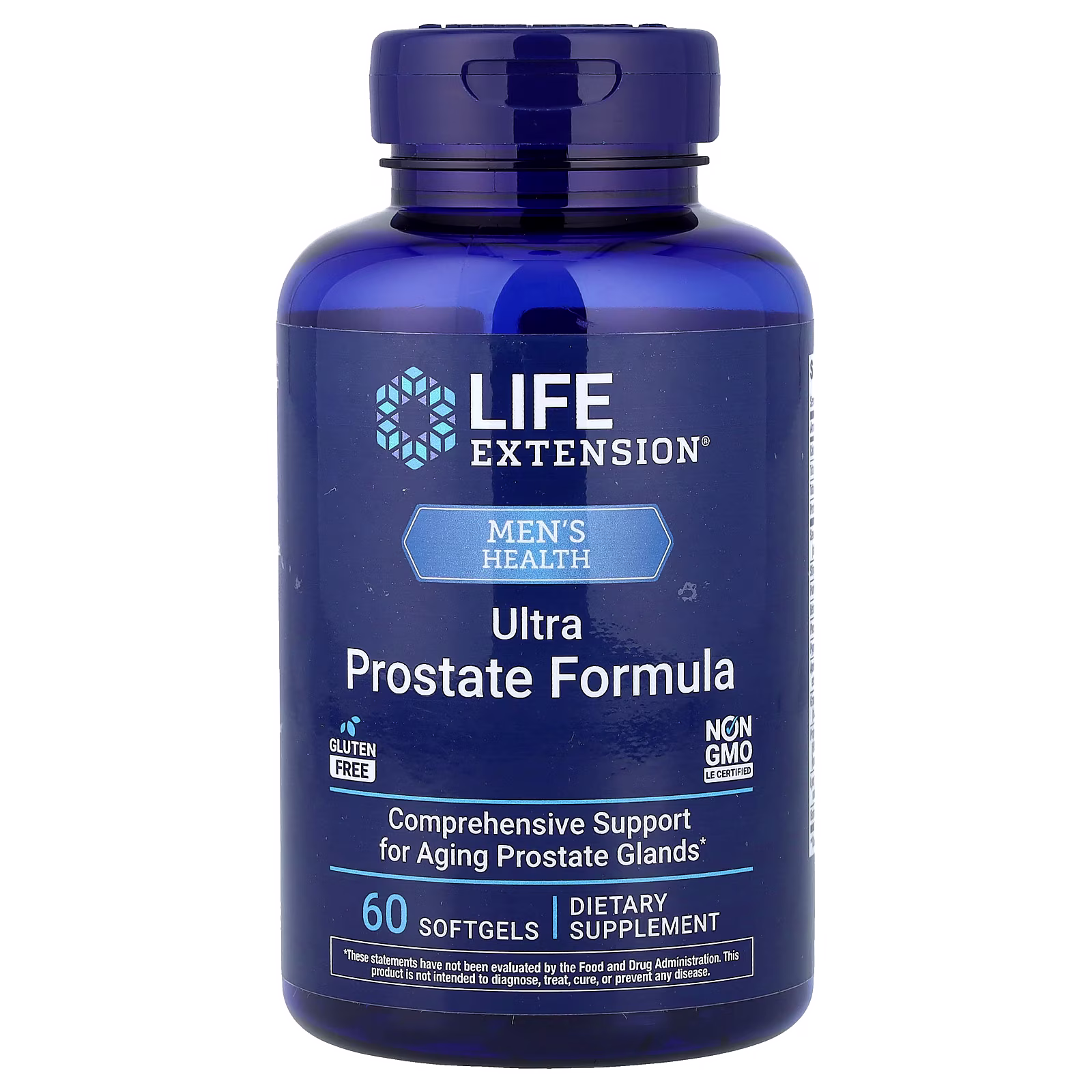 Ultra Prostate Formula con Saw Palmetto y 10 Activos Urológicos, 60 cápsulas blandas, Life Extension