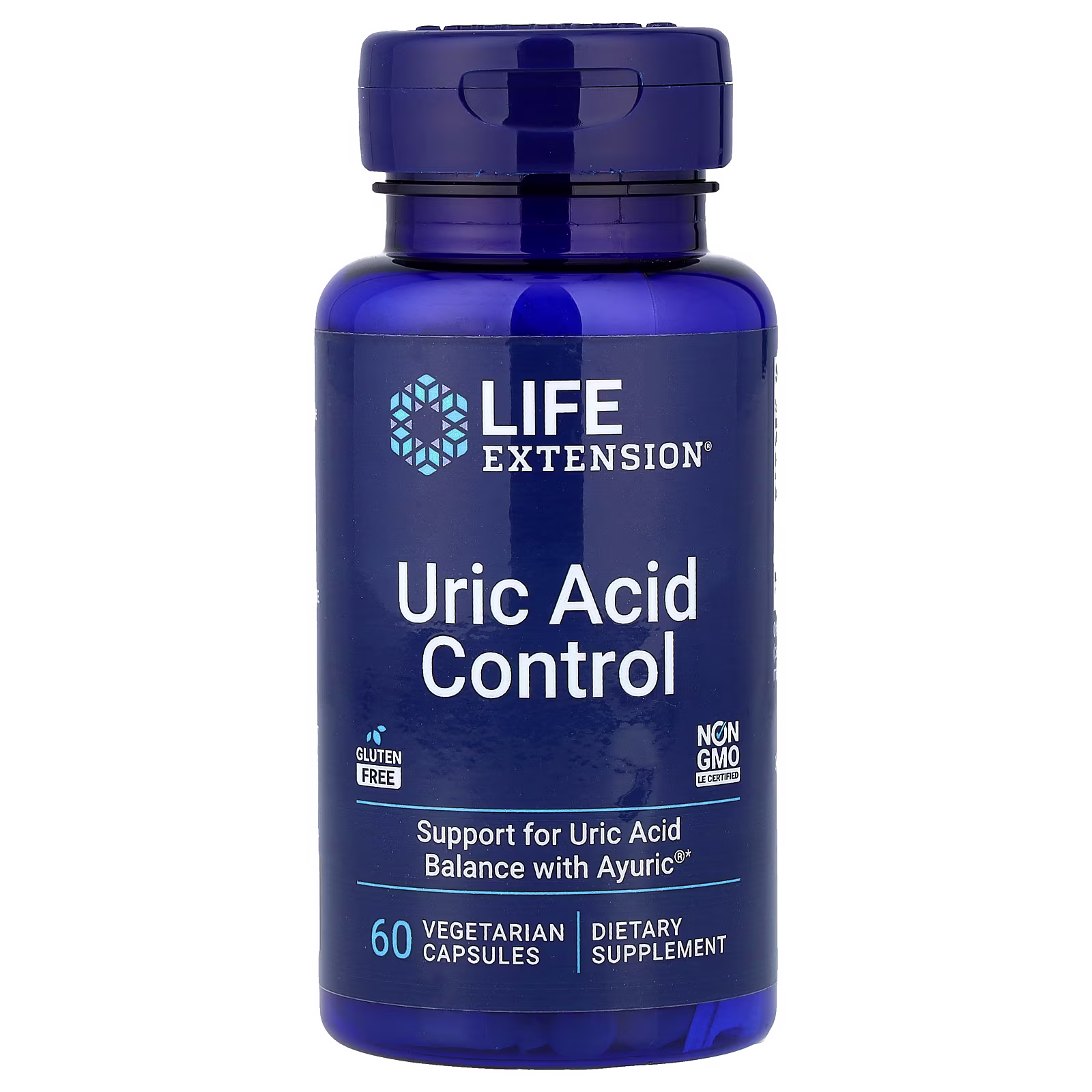 Control del Ácido Úrico con Ayuric, 60 cápsulas vegetales, Life Extension
