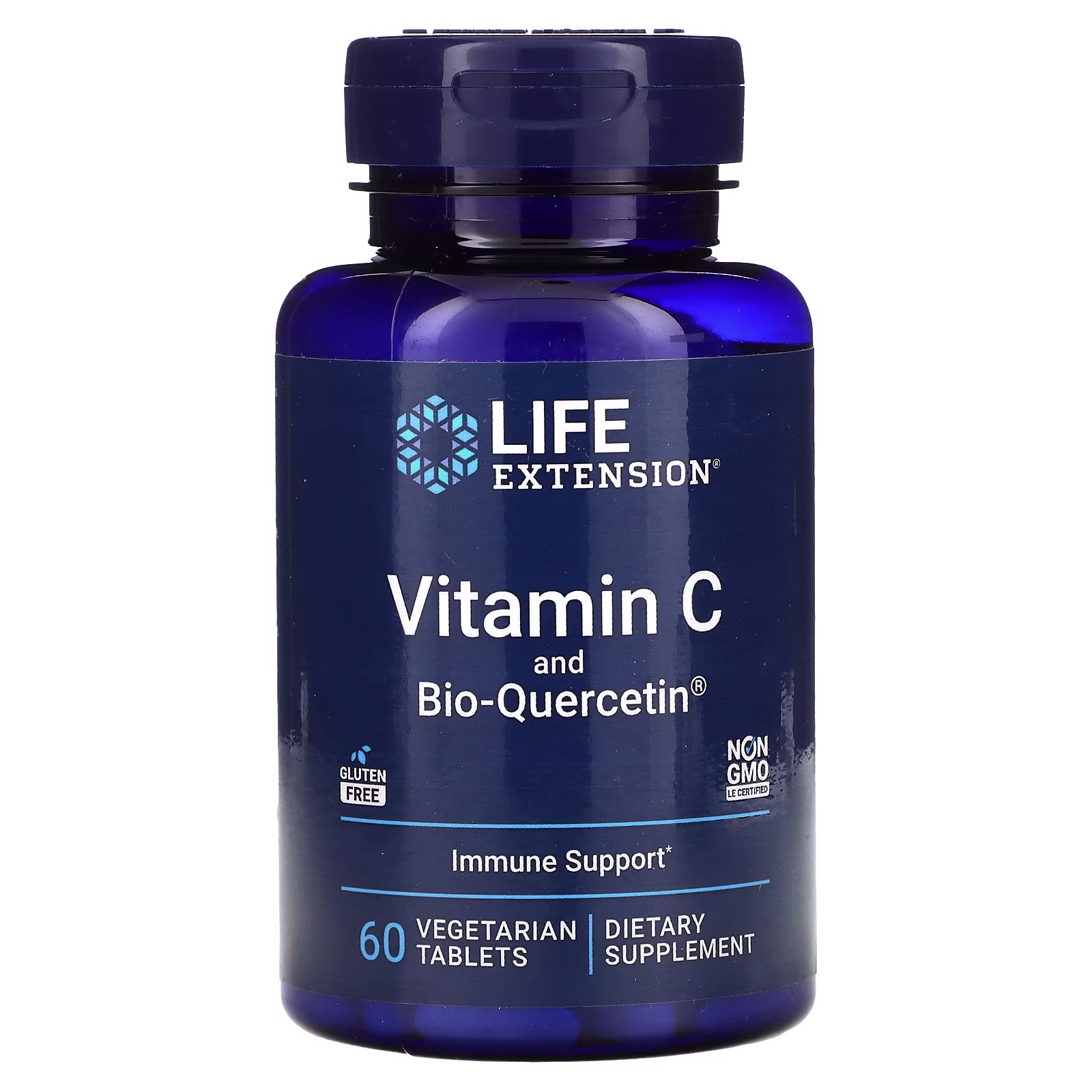 Vitamina C con Bio-Quercetin, 60 tabletas vegetales, Life Extension