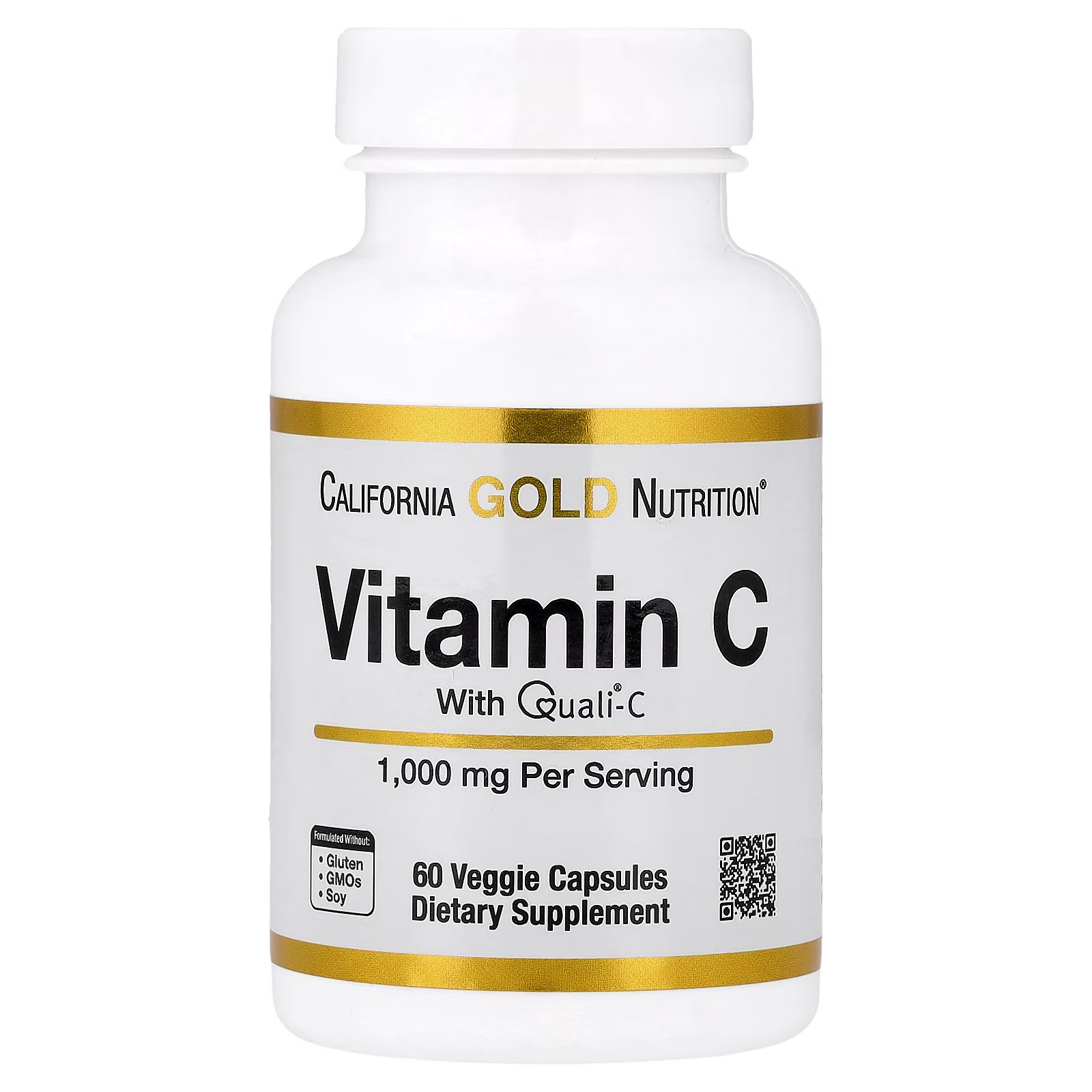 Vitamin C, 1000 mg, 60 cápsulas vegetales, California Gold Nutrition