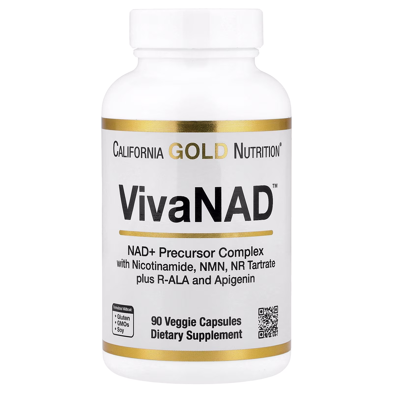 VivaNAD™, 90 cápsulas vegetales, California Gold Nutrition