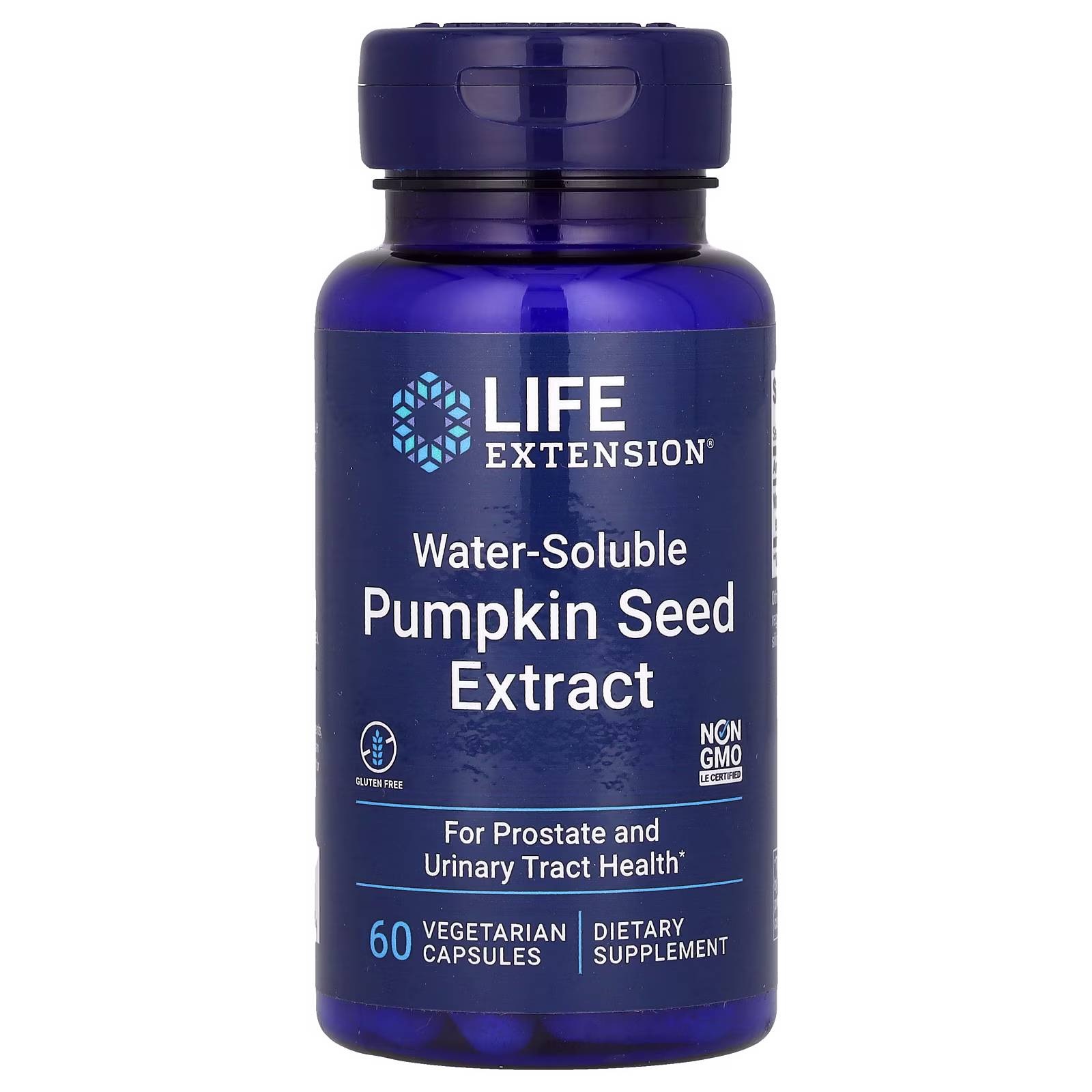 Extracto Hidrosoluble de Semilla de Calabaza, 262 mg, 60 cápsulas vegetales, Life Extension