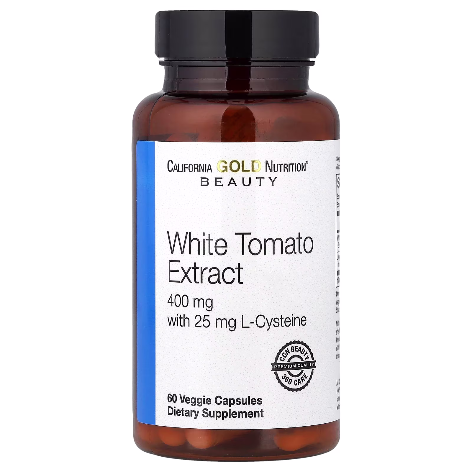 Extracto de tomate blanco, 60 cápsulas vegetales, California Gold Nutrition