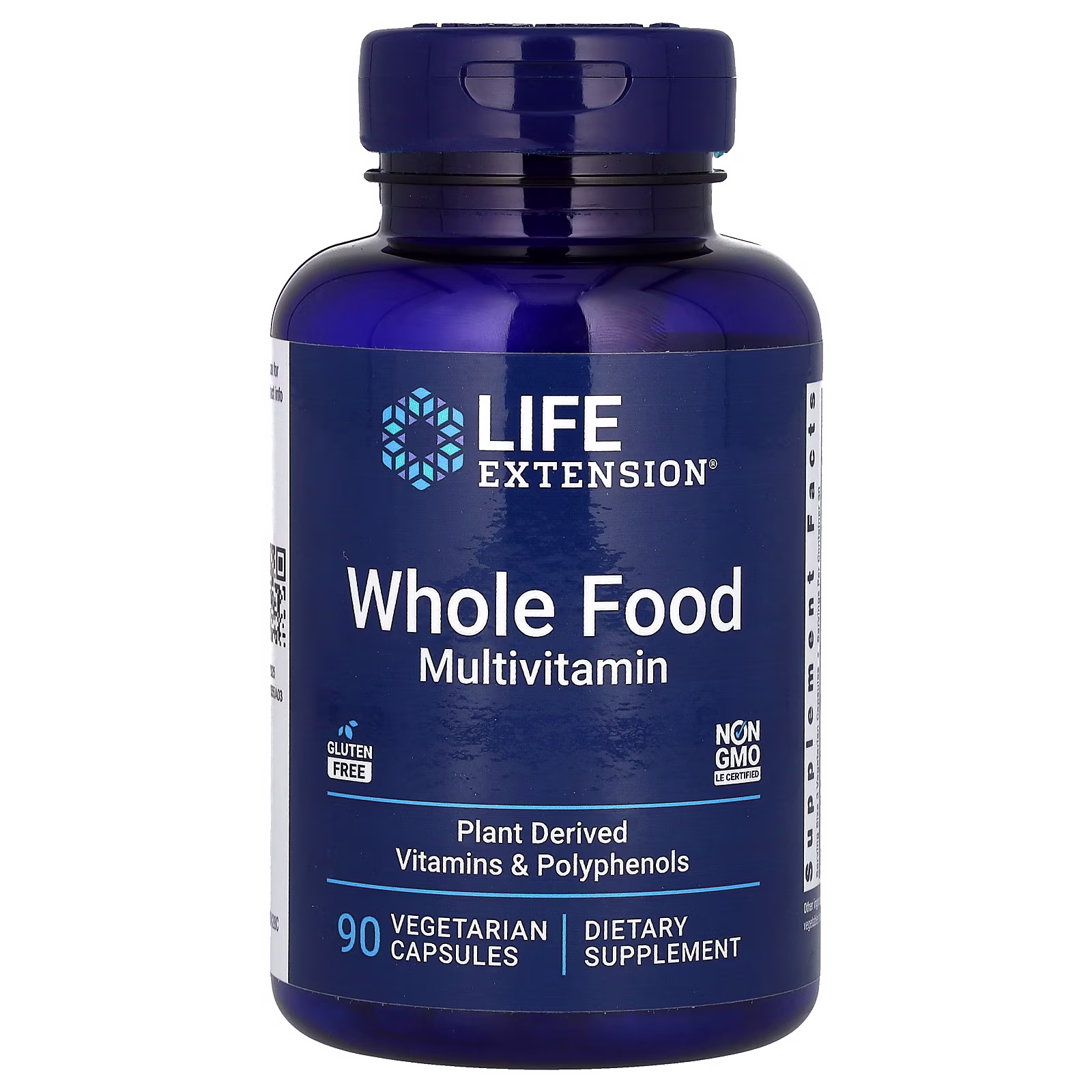 Whole Food Multivitamin Fuentes Alimentarias Integrales — 90 cápsulas — Life Extension