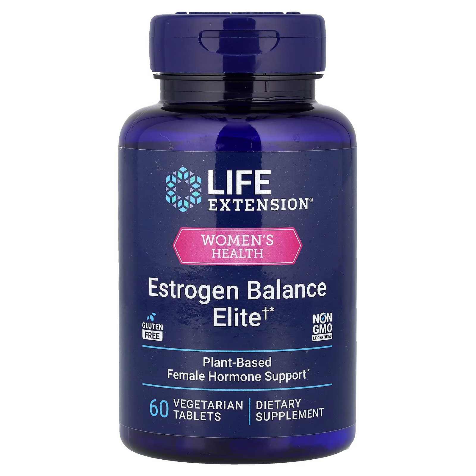 Womens Health Estrógeno Equilibrado Elite Fenogreco + Trébol + Sauzgatillo — 60 comprimidos — Life Extension