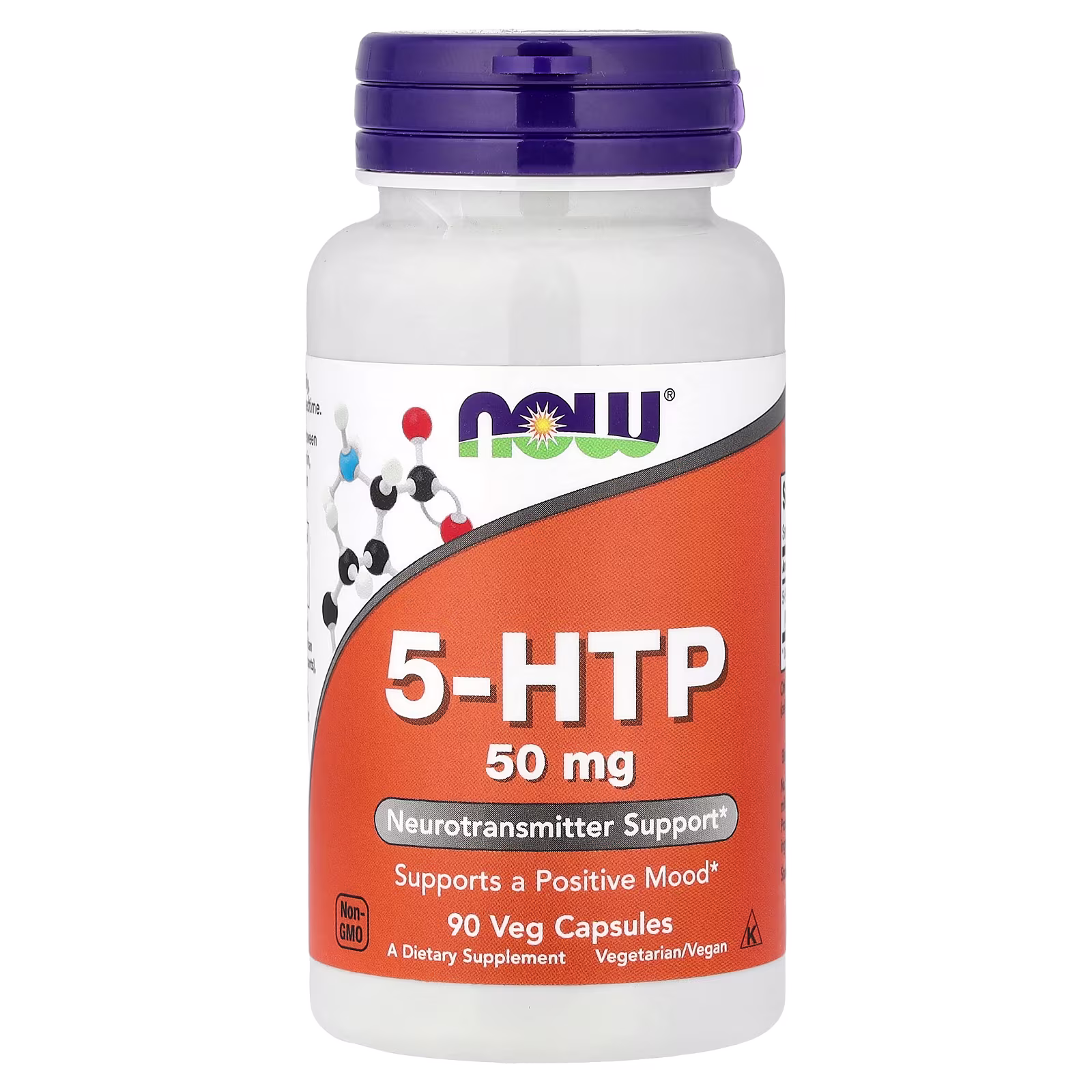 5-HTP, 50 mg, 90 cápsulas vegetales, NOW Foods