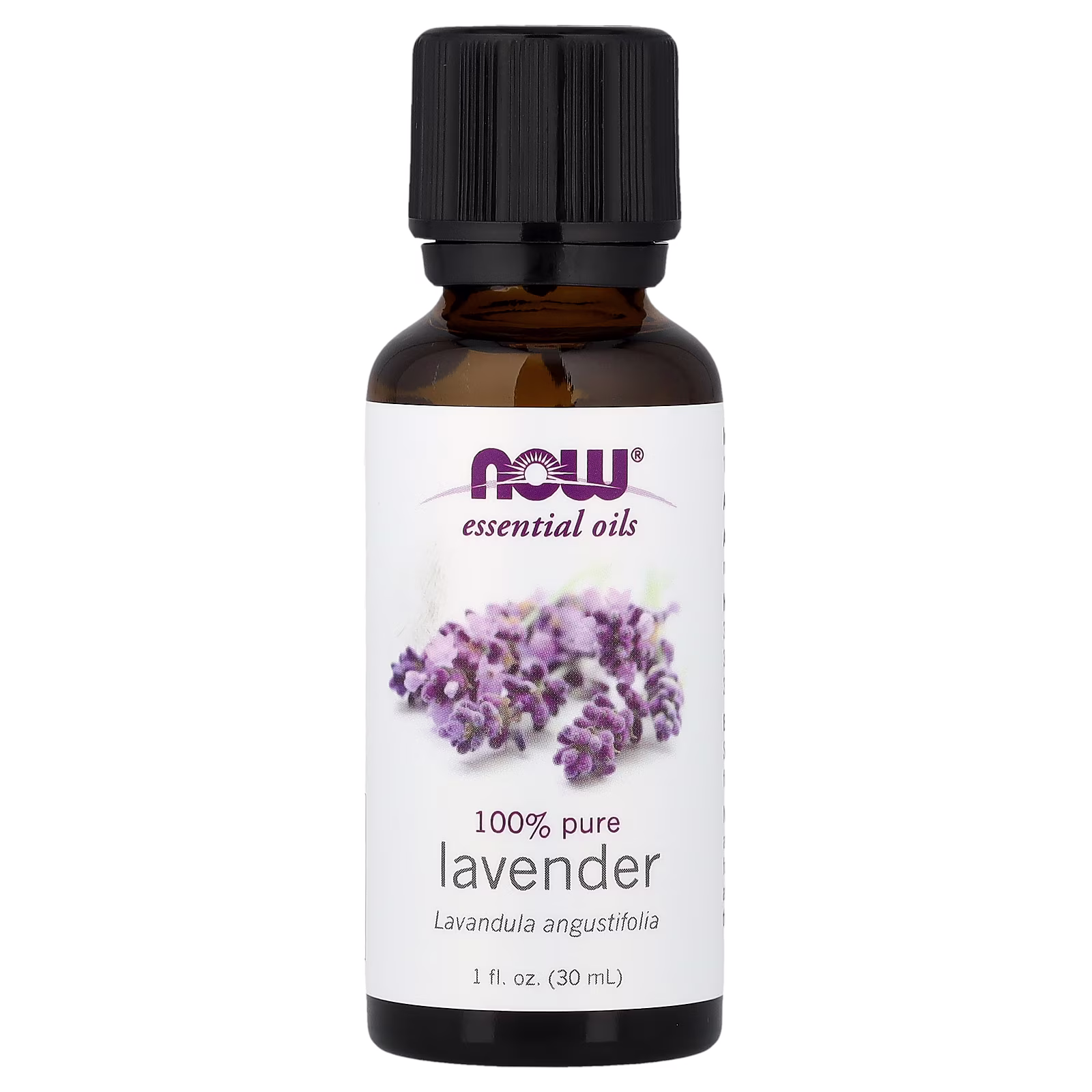 Aceites esenciales, 100 % puros, Lavanda, 30 ml (1 oz. líq.), NOW Foods