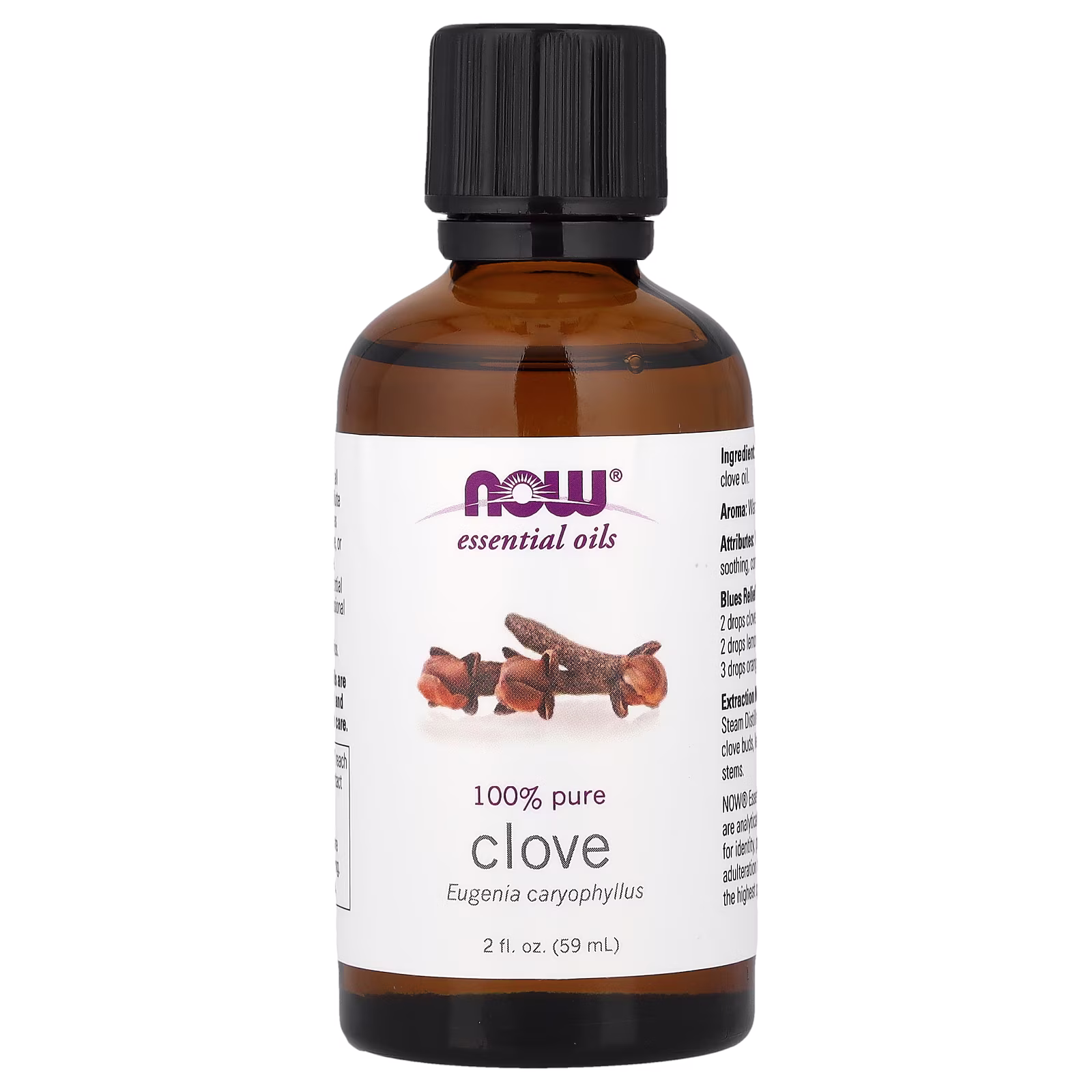 Aceites esenciales, Clavo, 59 ml (2 oz. líq.), NOW Foods