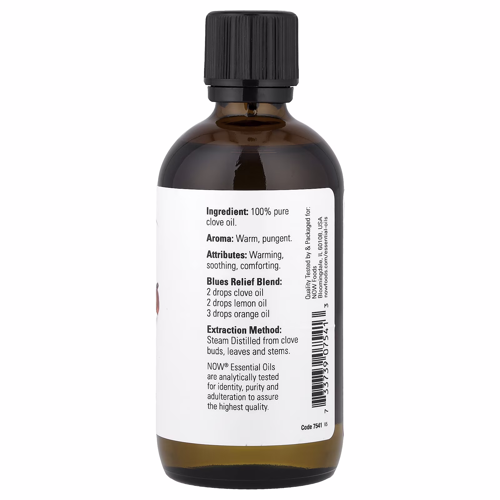 Aceites esenciales, Clavo, 118 ml (4 oz. líq.), NOW Foods