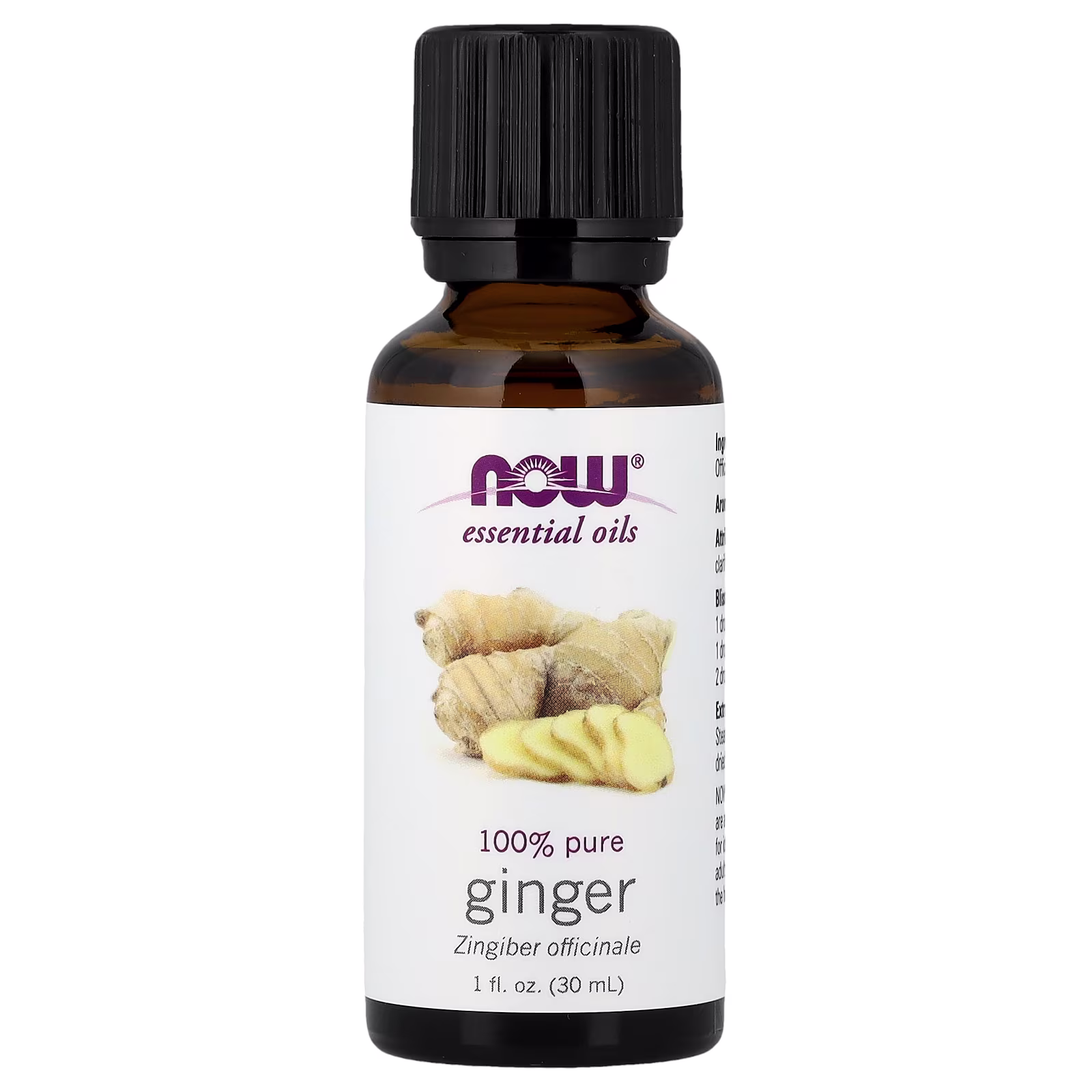 Aceites esenciales, Jengibre, 30 ml (1 oz. líq.), NOW Foods