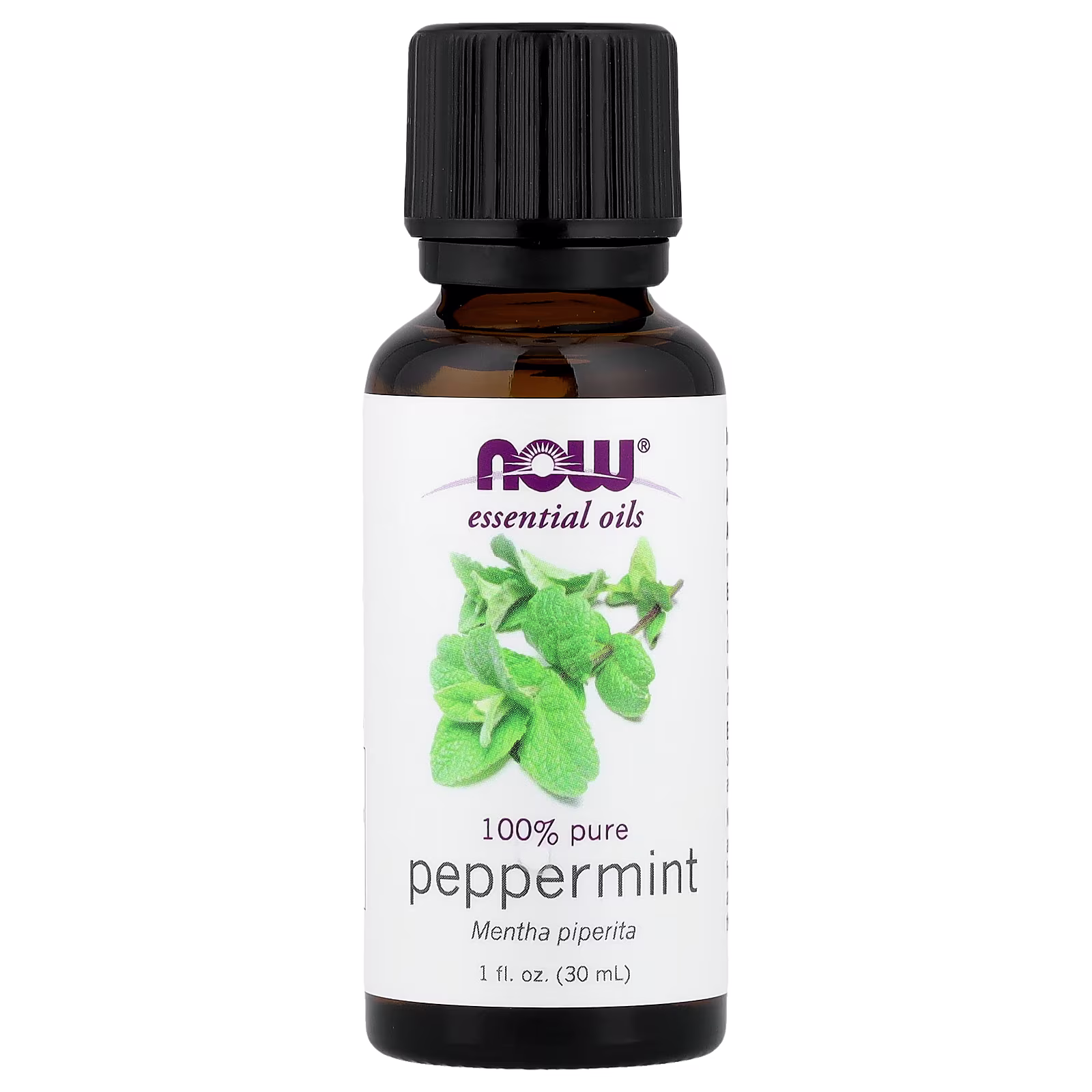 Aceites esenciales, Menta, 30 ml (1 oz. líq.), NOW Foods
