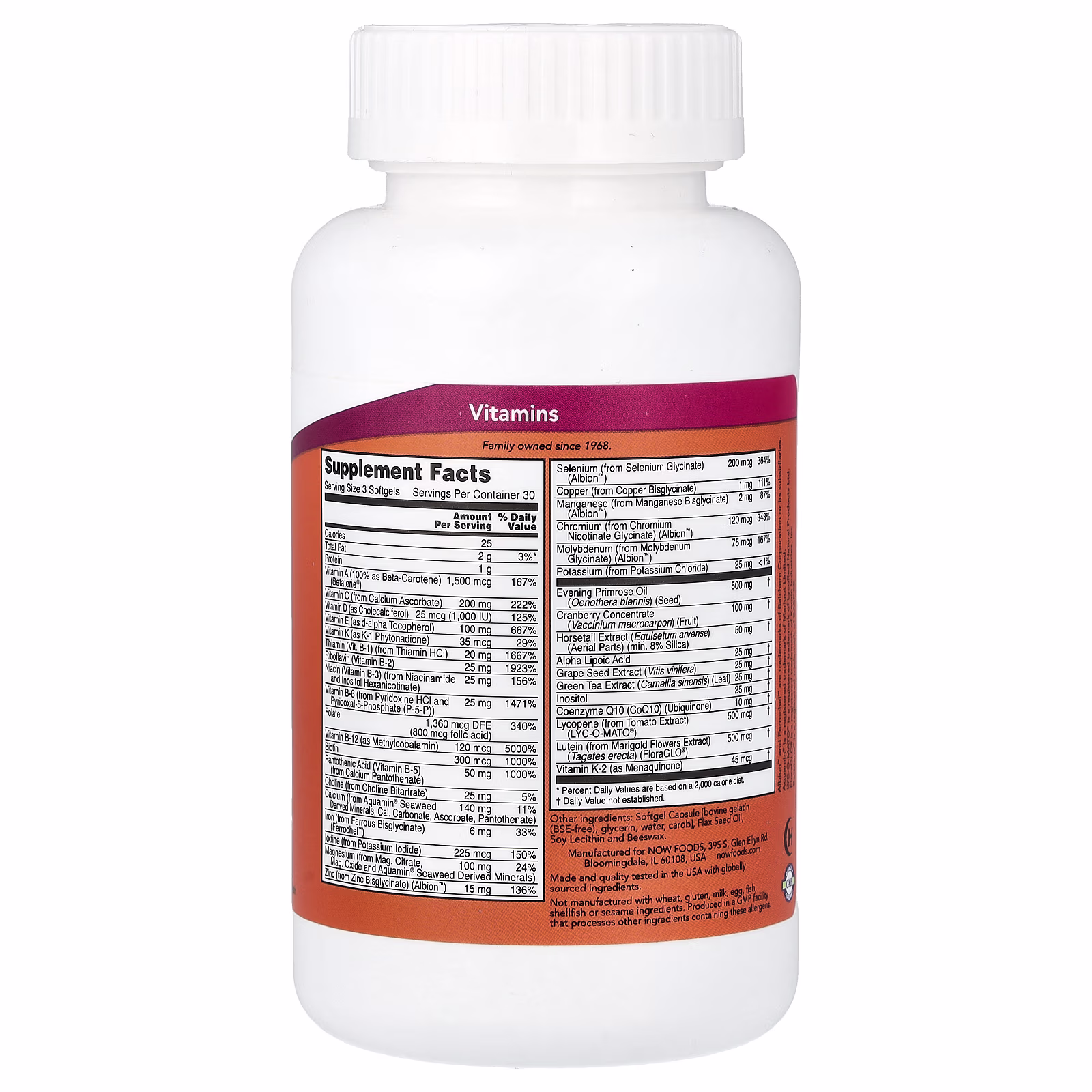 EVE™, Suplemento multivitamínico superior para mujeres, 90 cápsulas blandas, NOW Foods