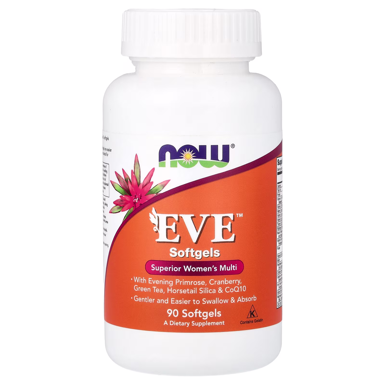 EVE™, Suplemento multivitamínico superior para mujeres, 90 cápsulas blandas, NOW Foods