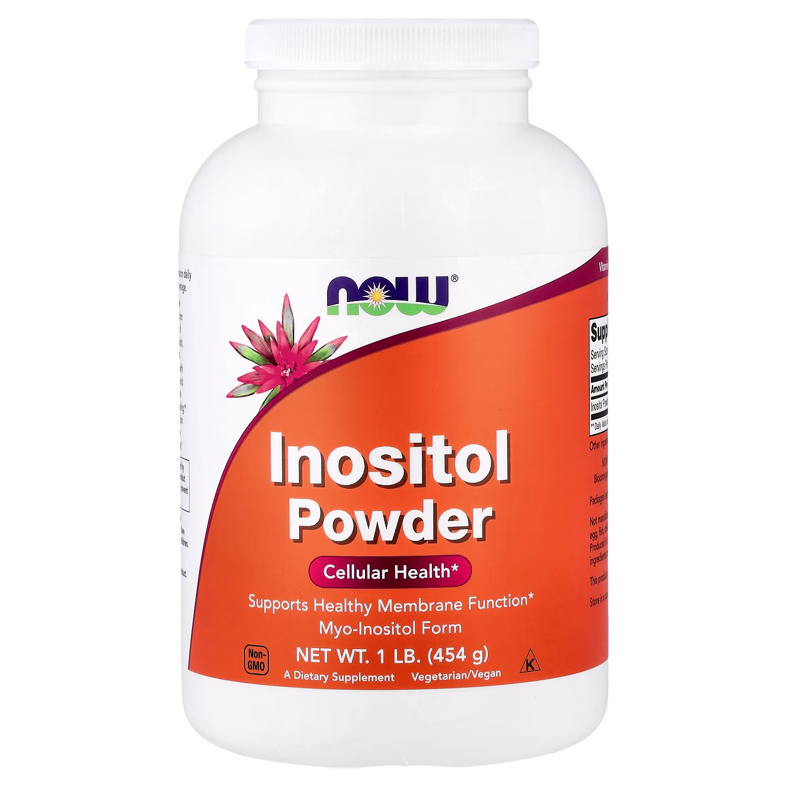 Inositol en polvo, 454 g (1 lb), NOW Foods