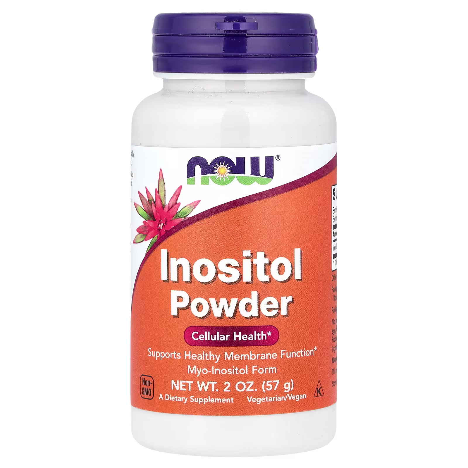 Inositol en polvo, 57 g (2 oz), NOW Foods