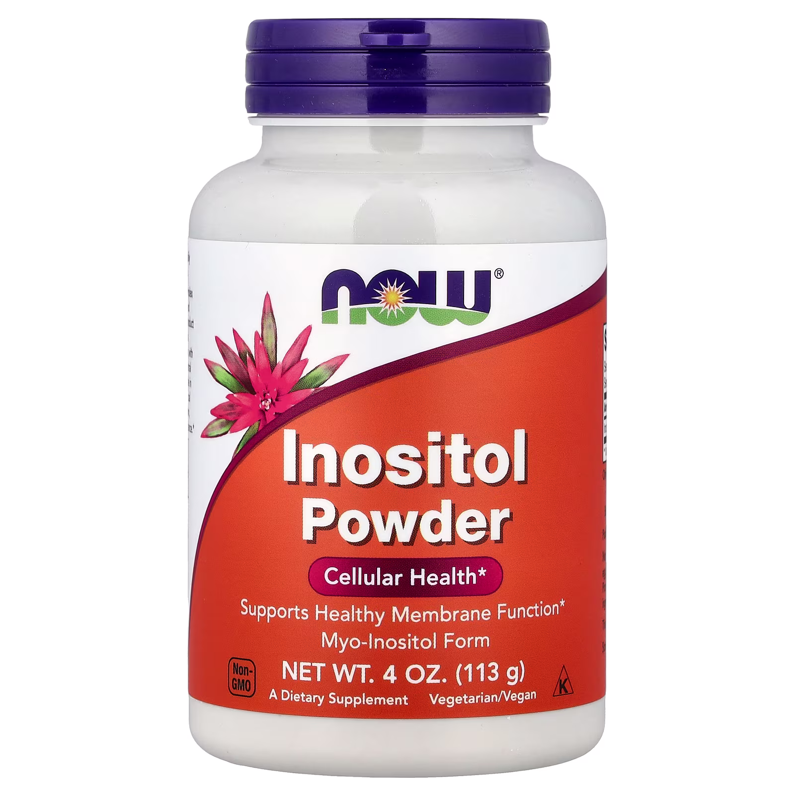 Inositol en polvo, 113 g (4 oz), NOW Foods